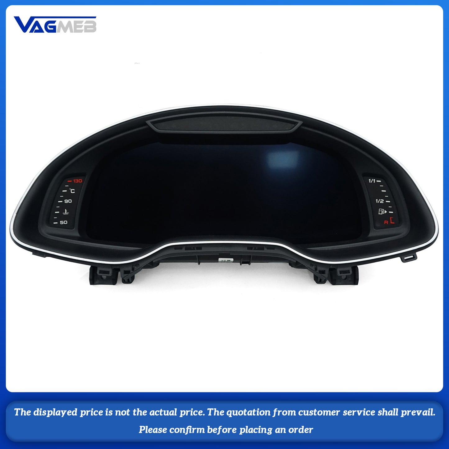Virtual cockpit LCD instrument panel For Audi Q7 4M0 920 790 C