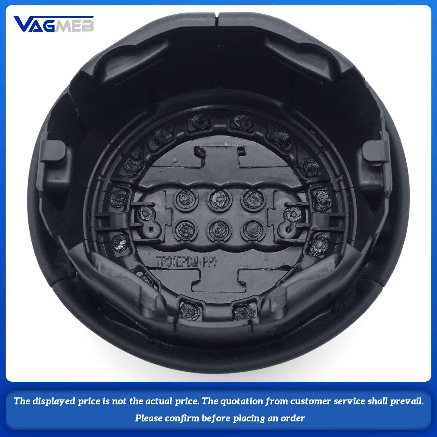 For Audi TT half-hole black line carbon fiber steering wheel