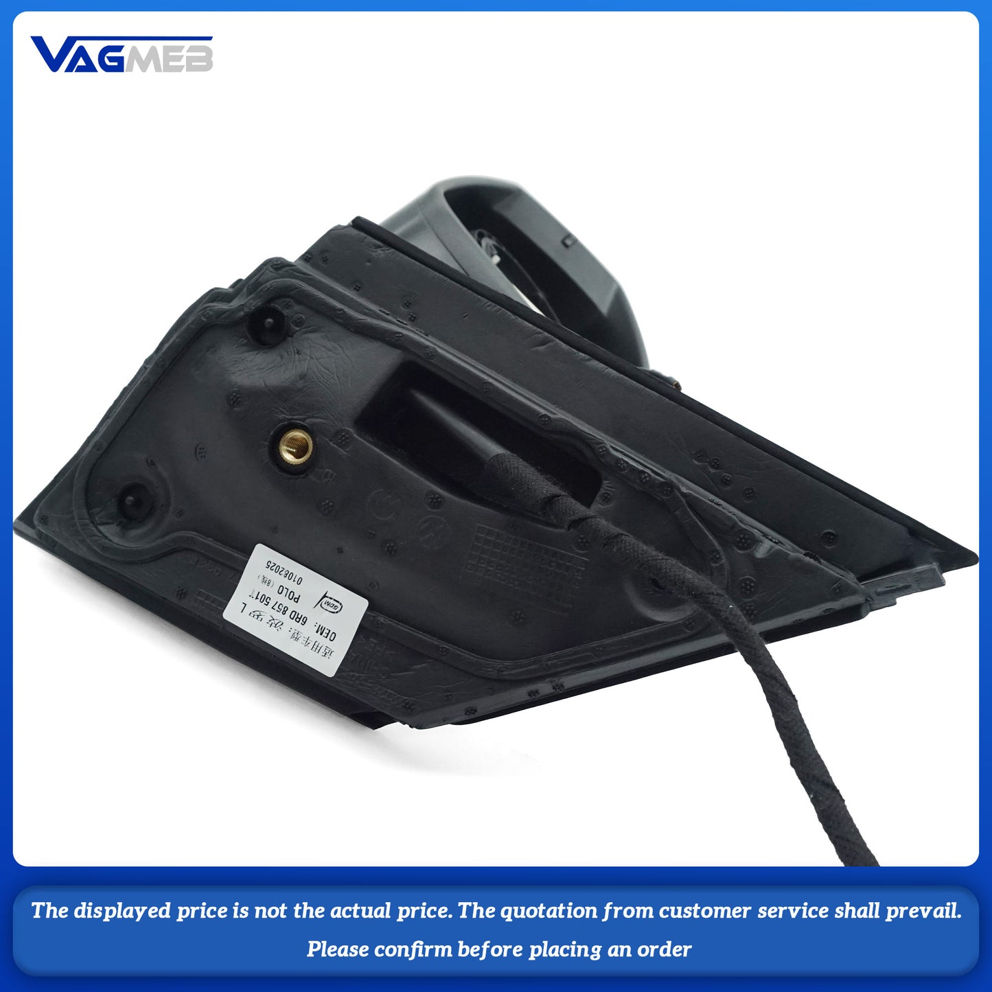 For 2016 VW POLO 6C GTI folding rearview mirror