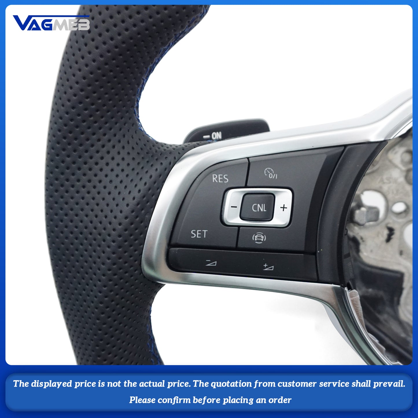 For VW Golf MK 6 7 7.5 GTI GTD GTE R Polo Customm carbon fiber RLine sports steering wheel