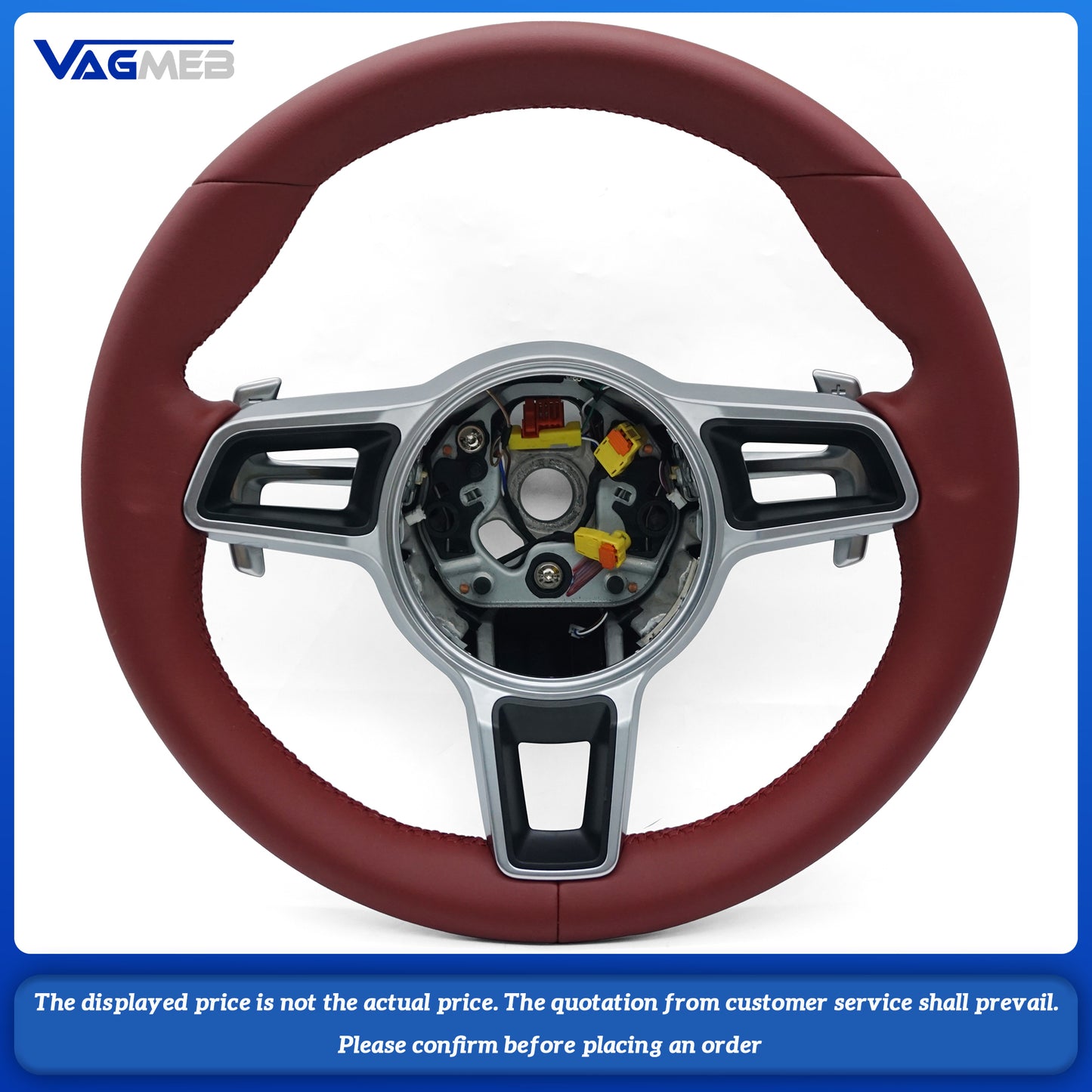 Steering Wheel Fit for Porsche Macan Cayenne Panamera Taycan 718 Cayman 991 992 911 911.2 Carrera GT2 GT2RS GT3 GT3RS GT3 RS GT4