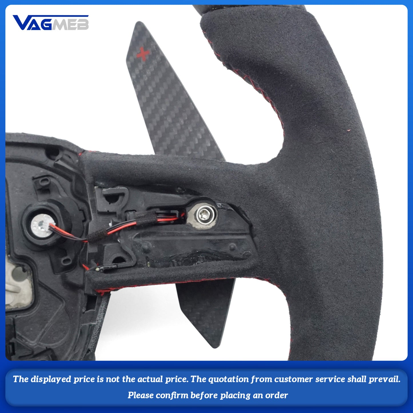 For Audi Q5 FY Q7 4M Q8 custom carbon fiber flat bottomed sports car steering wheel