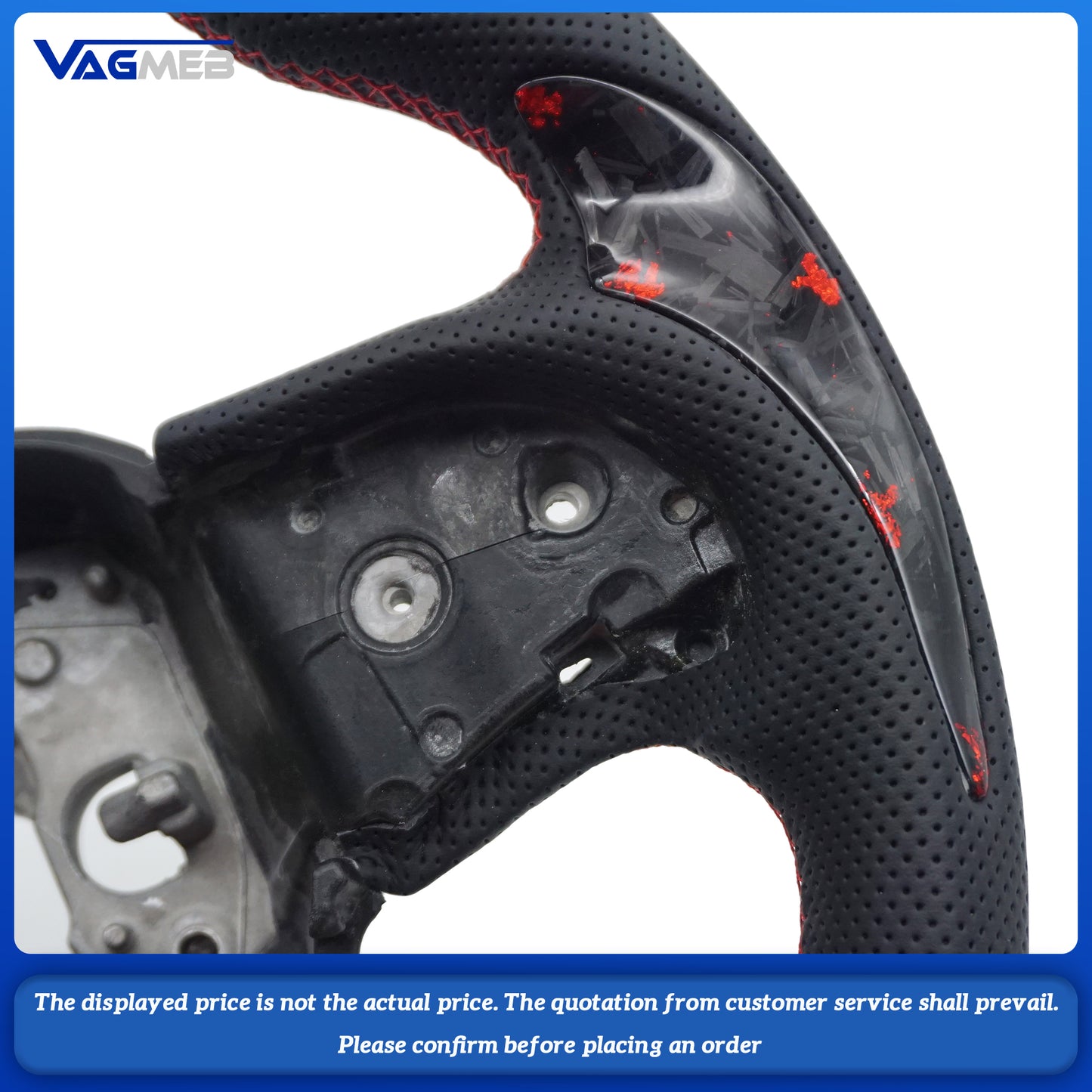 Cars accessories For Dodge Charger Challenger Hellcat Srt RT 2015+ Custom LED Rpm forged Alcantara carbon fiber steering wheel