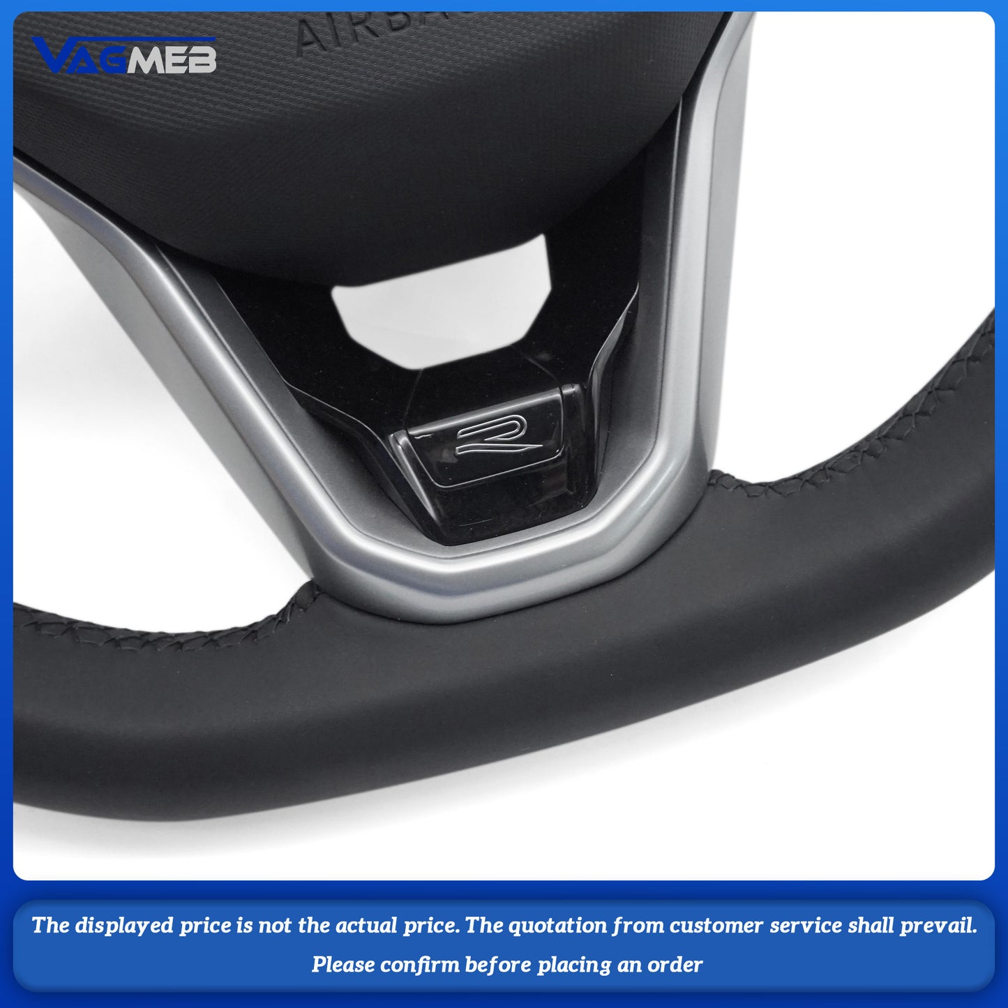 For VW Passat B8.5 Heated small paddle shifters steering wheel