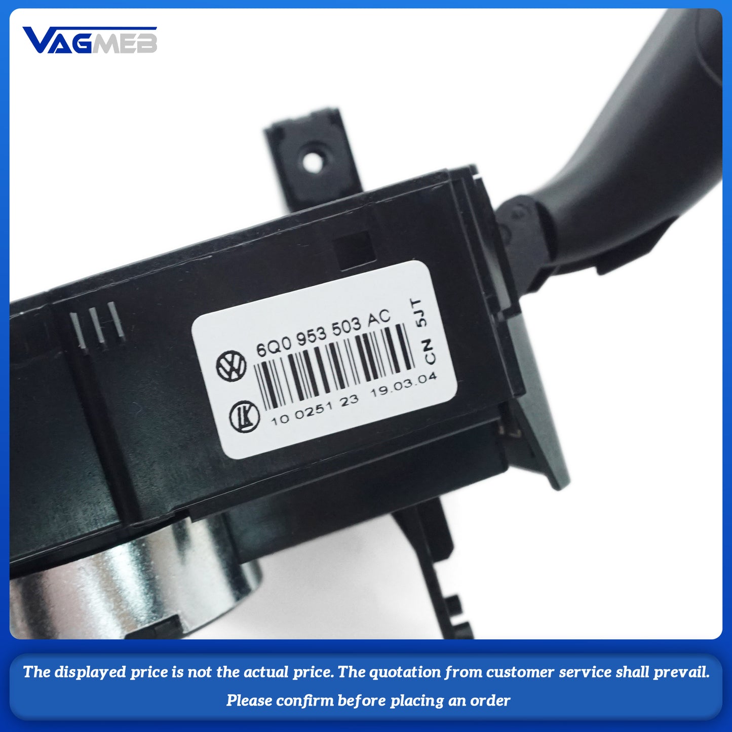 Turn signal switch, wiper switch, high and low beam combination switch, suitable for VW POLO 6R0 953 503AC