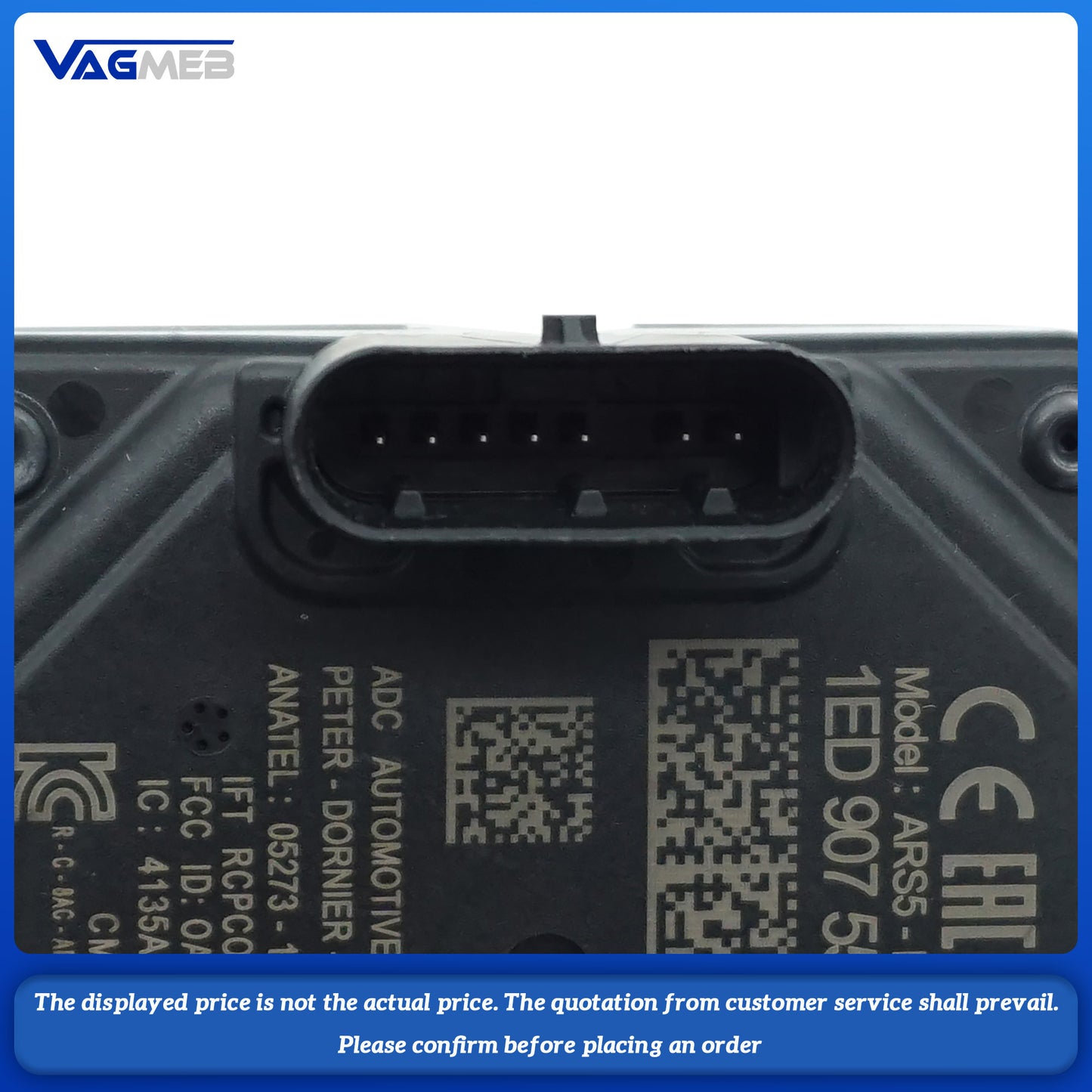 ACC Adaptive Cruise Control Sensor Distance Radar Sensor For VW IID3 ID4 ID7 Audi Q4 e-tron Audi Q5 e-tron 1EA 907 550B