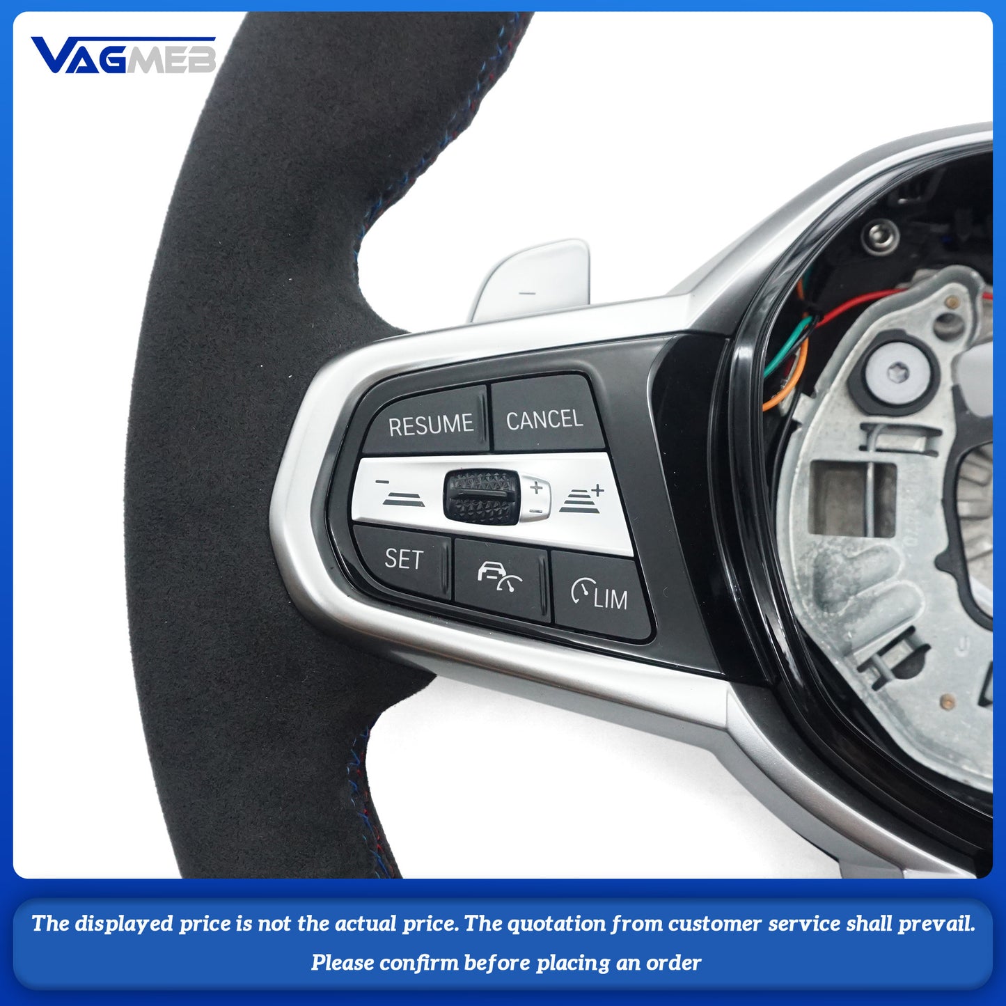 Automotive carbon fiber steering wheel For BMW 3 4 Series G20 G21 G80 G81 G22 G23 G26 Car modification interior accessories