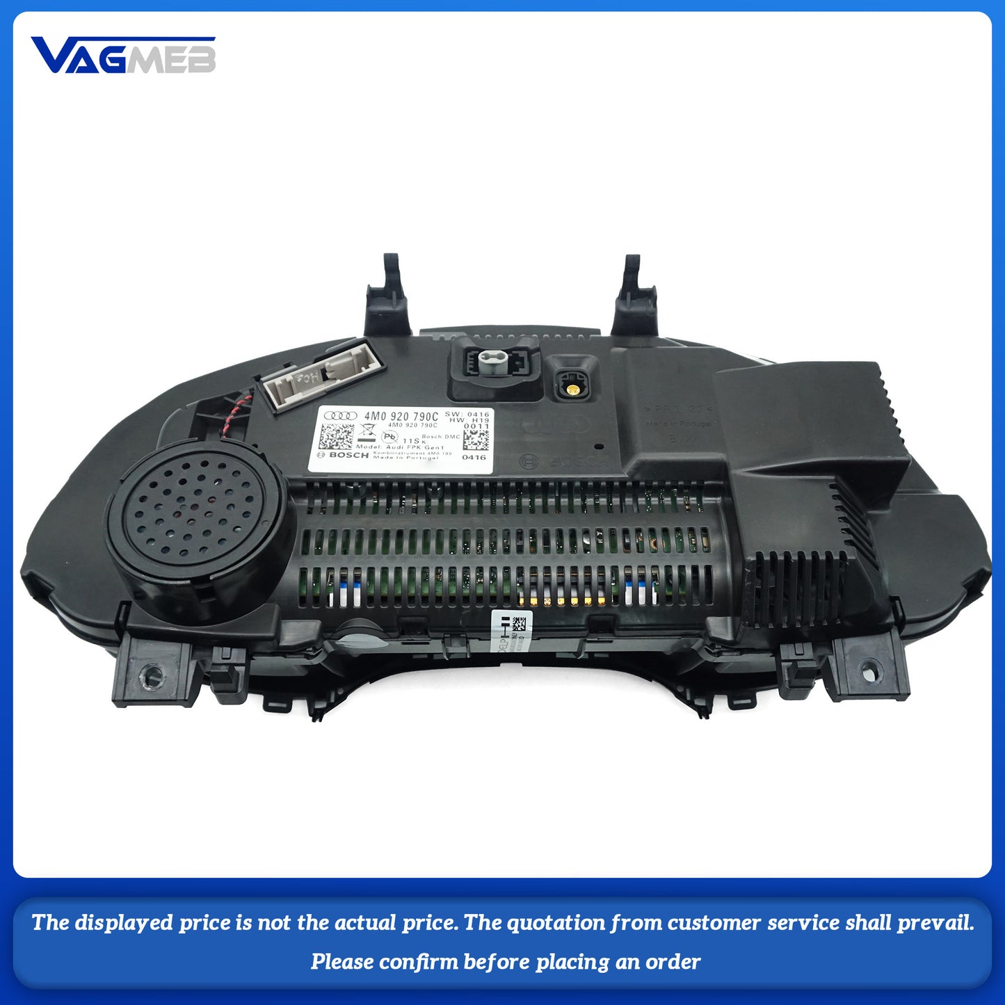 Virtual cockpit LCD instrument panel For Audi Q7 4M0 920 790 C