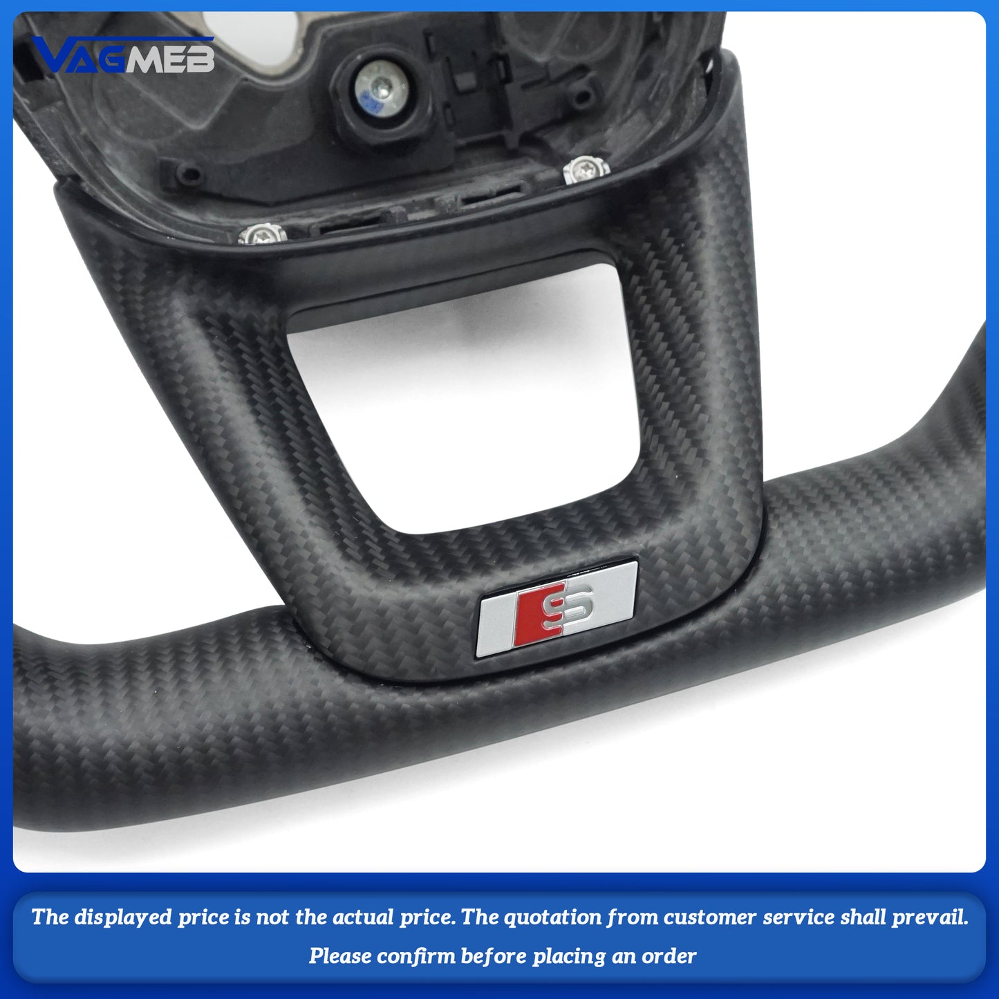 Car interior accessories carbon fiber steering wheel for Audi Q5 FY
