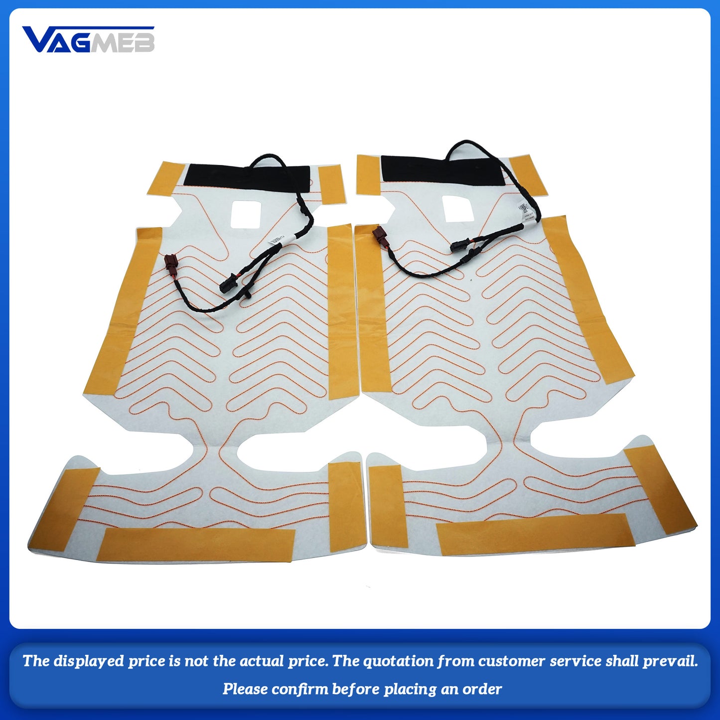 A set of front heating pads for VW 2019 Lavida