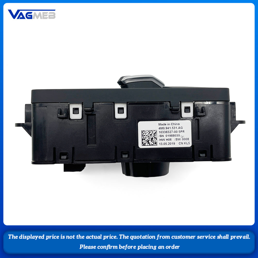 2025 New Automotive Accessory Replacement Headlight Adjuster Switch 4M0 941 531 AG