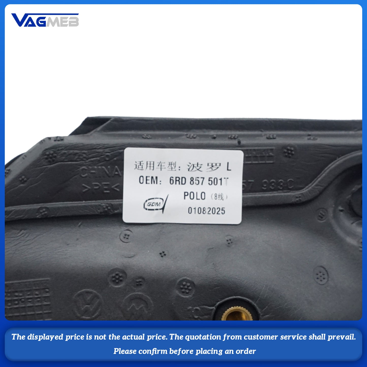 For 2016 VW POLO 6C GTI folding rearview mirror