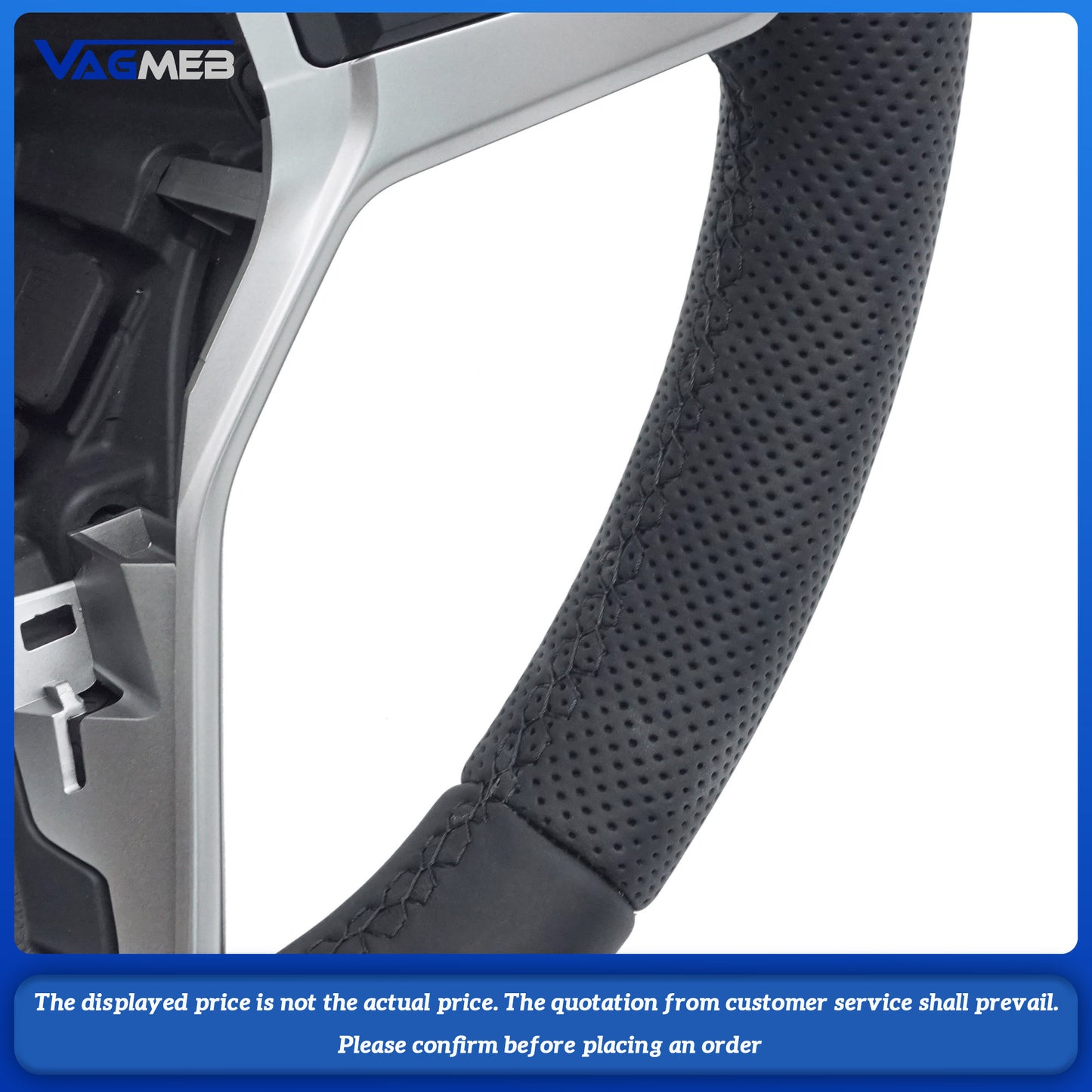 Multivan Multifunction Steering Wheel Leather Steering Wheel Multifunction Perforated For VW T6.1