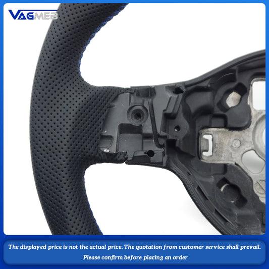 Carbon fiber leather sports steering wheel For VW Golf 6 GTI GTD R 2009-2013 Polo GTI Tiguan Passat R-Line, Car Accessories