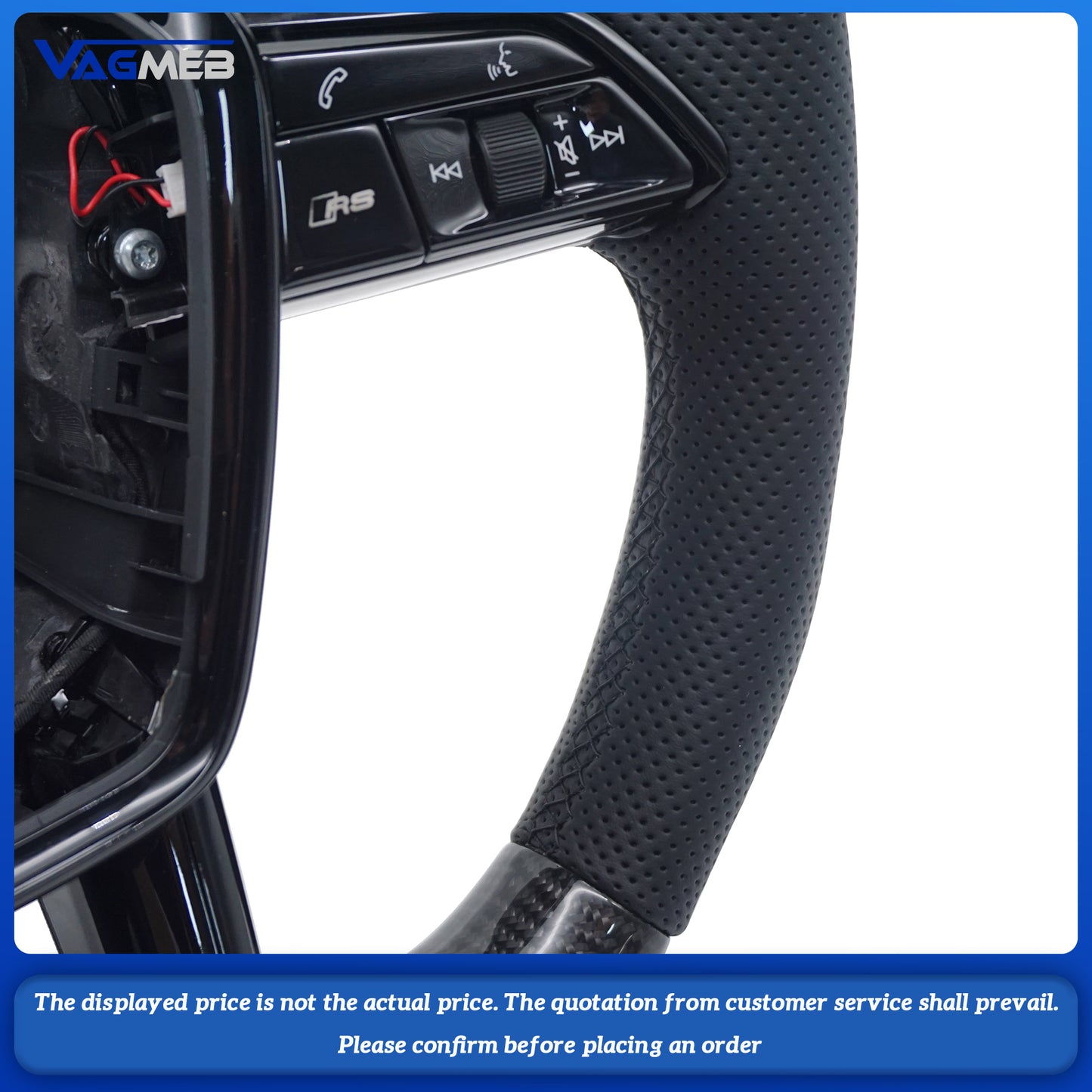 For Audi S Logo A6C8 Steering Wheel With heating