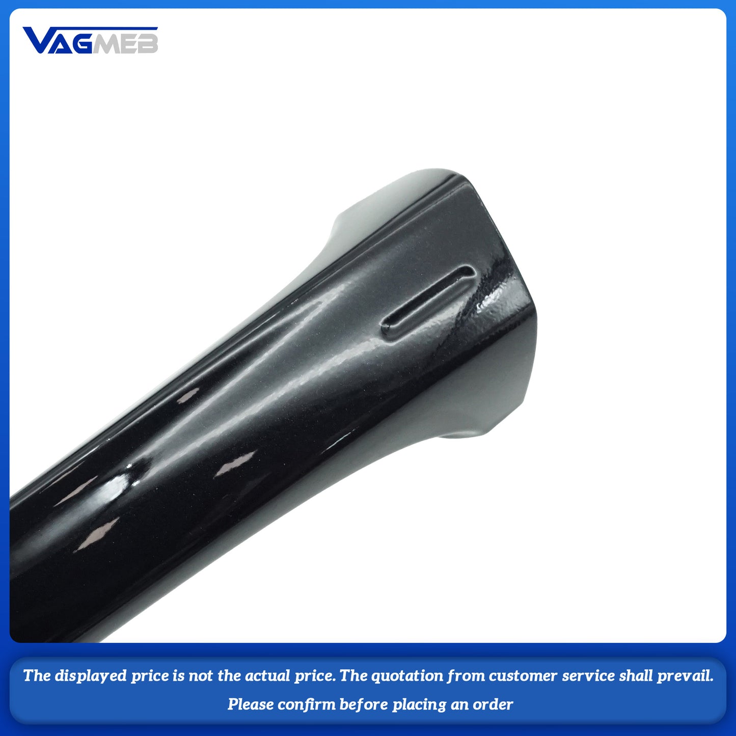 For VW Golf MK7 the electric handbrake is black without electroplating and equipped with a light