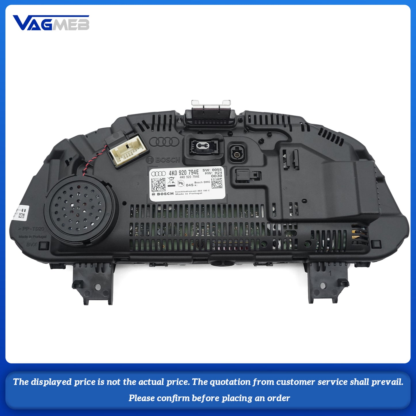 For Audi A6 C8 Virtual Cockpit LCD Instrument Panel 4K0 920 794E