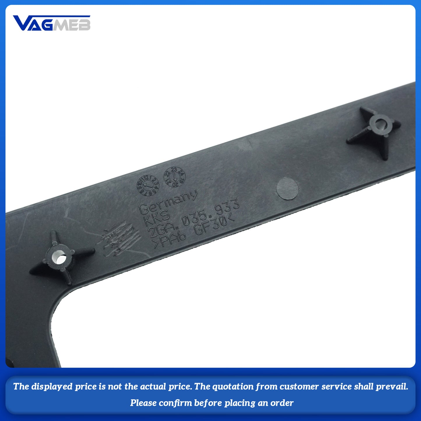 For VW 2021 Tiguan MK2, Ethernet amplifier bracket + cover plate 2GA 972 135 2GA 035 933