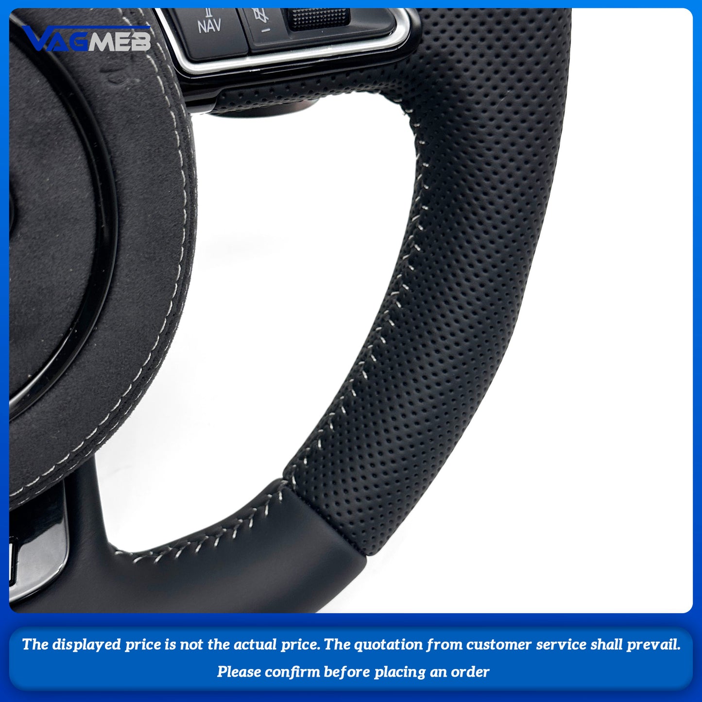 Steering Wheel For Audi S1、S3、S4、S5、S6、S7、S8、TTS、SQ5、SQ7 RS3、RS4、RS5、RS6、RS7、TTRS、RS Q3、R8