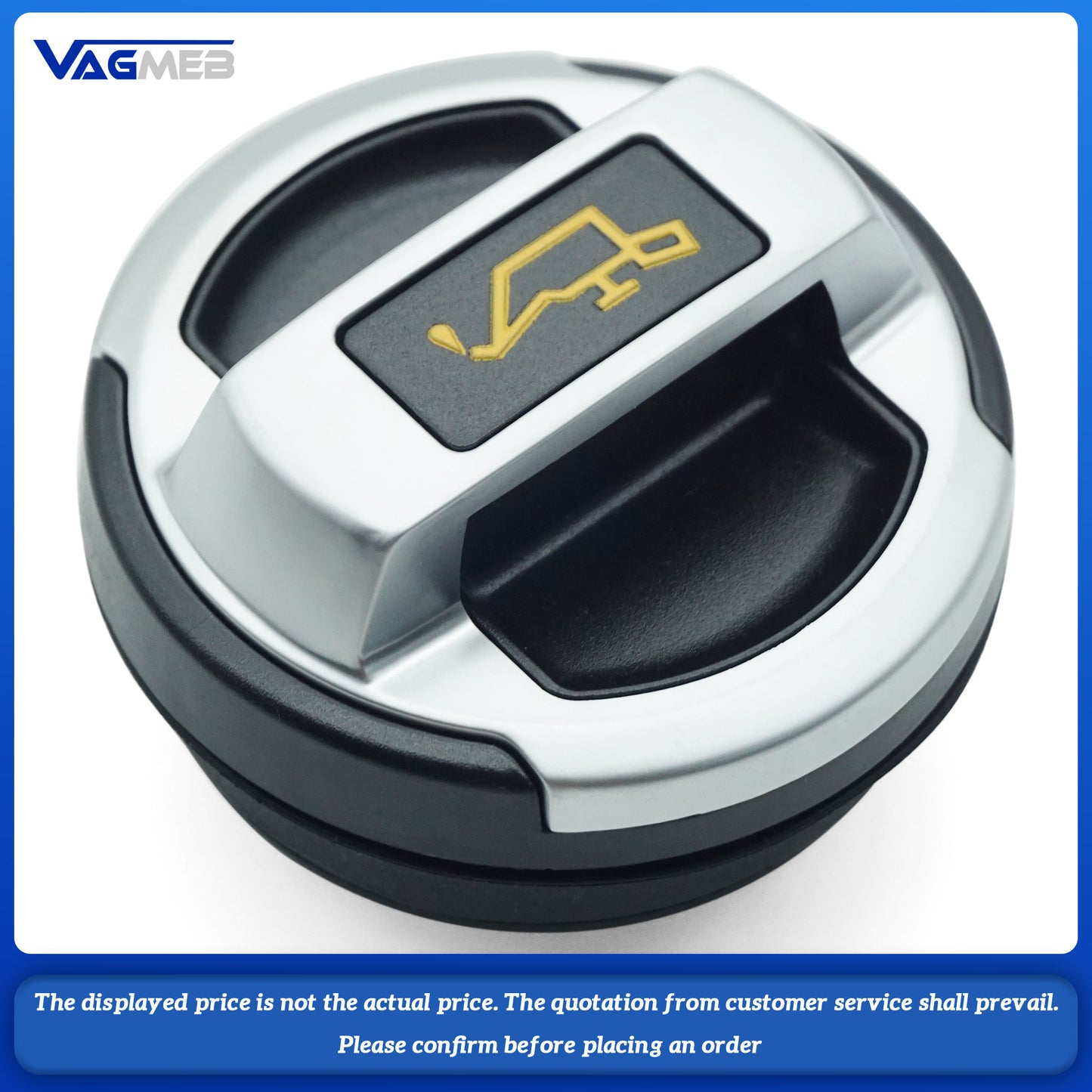 For Audi A1 A2 A3 A4 A5 A6 A8 R8 Q7 TT Seat Alhambra Altea Arosa Chrome-plated oil cap