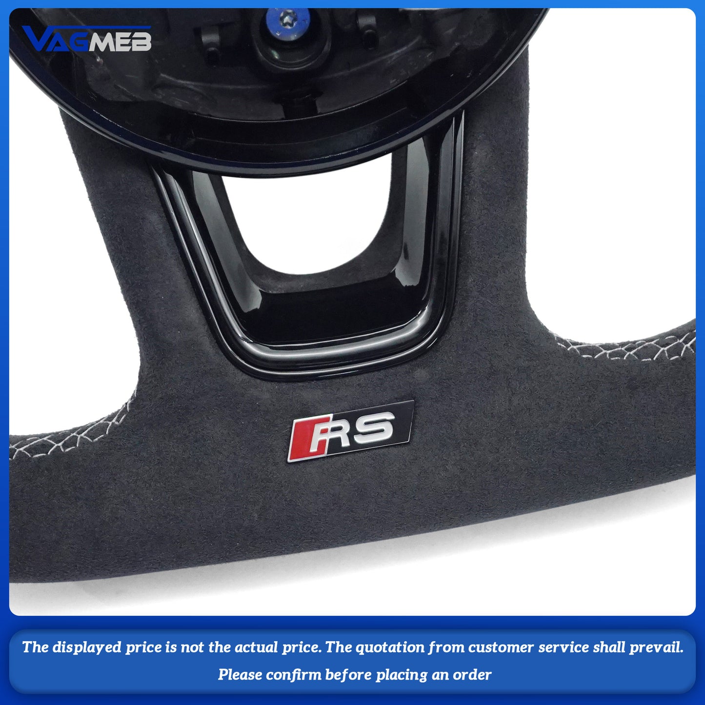 For Audi RS logo A3 A4 A4 B9 A5 B9 Steering wheel