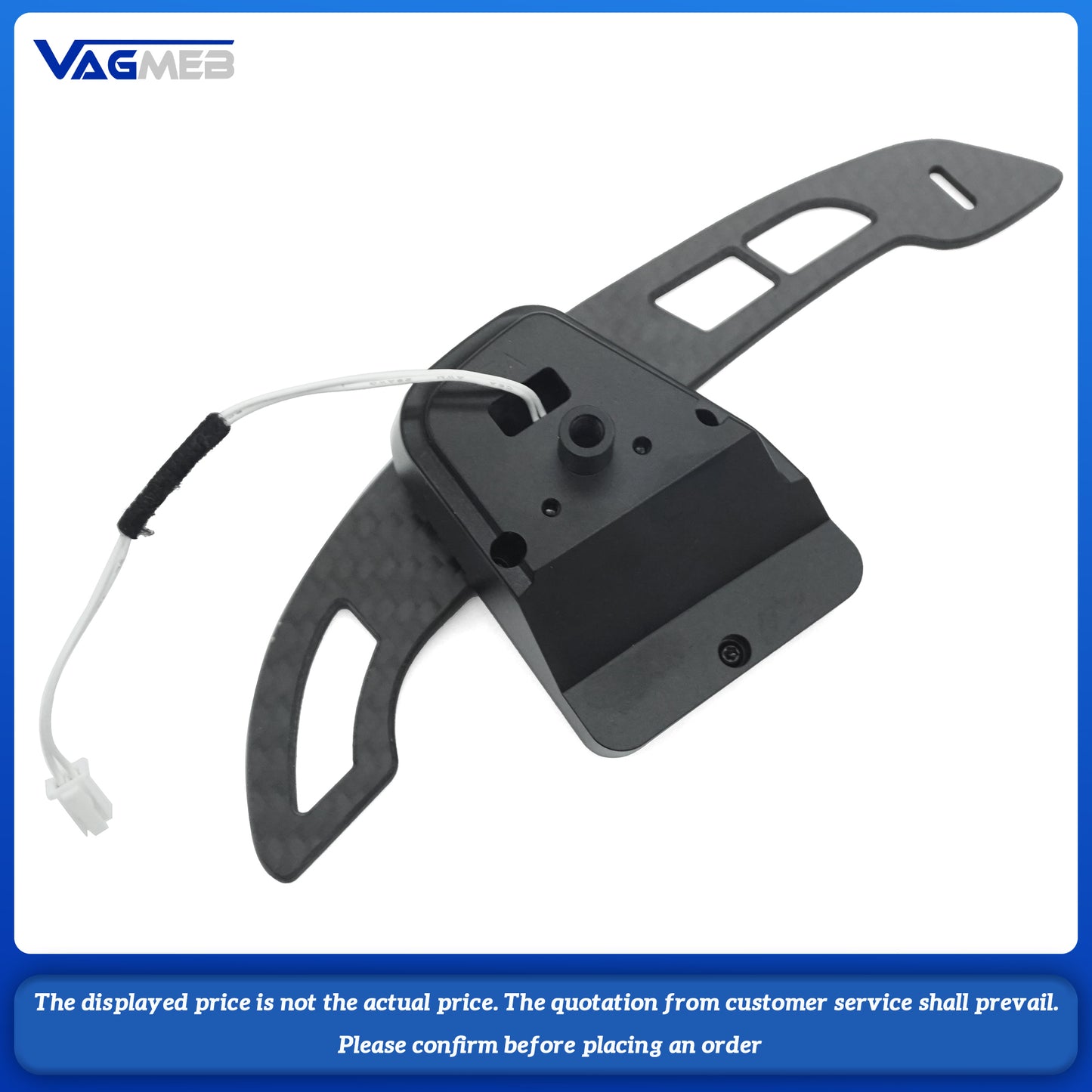For VW Polo Carbon Fiber Magnetic Steering Wheel Paddle Shifters