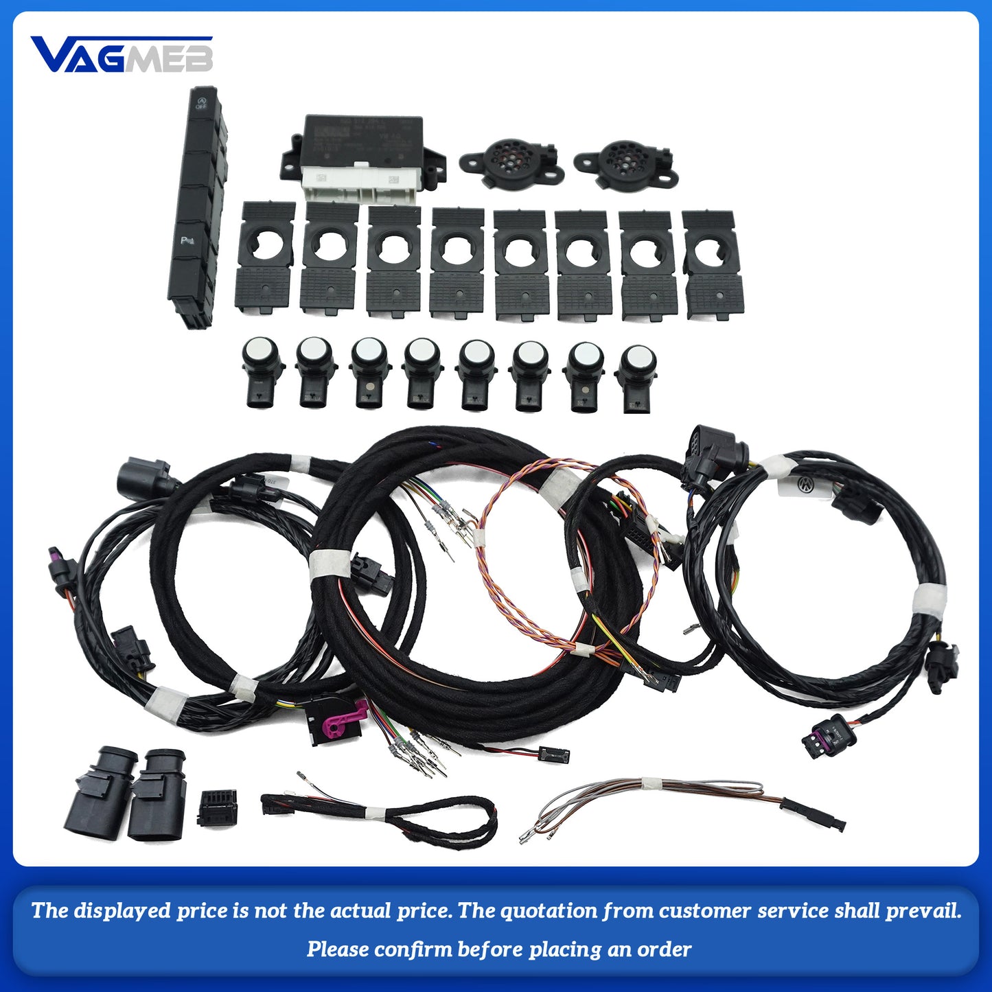 FOR VW Polo 2019 Intelligent Auto Parking OPS Front and Rear Full 8K Assist Park Assist