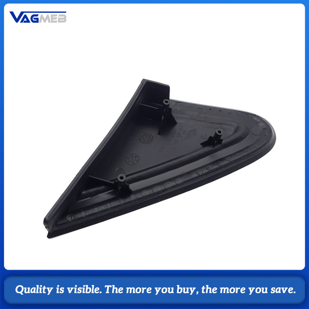 1pc/1Pair Rearview Mirror Cover Exterior Wing Triangle Rear View Mirror Trim 6Q0853273A 6Q0853274A For VW Polo 4 9N3 2006-2010
