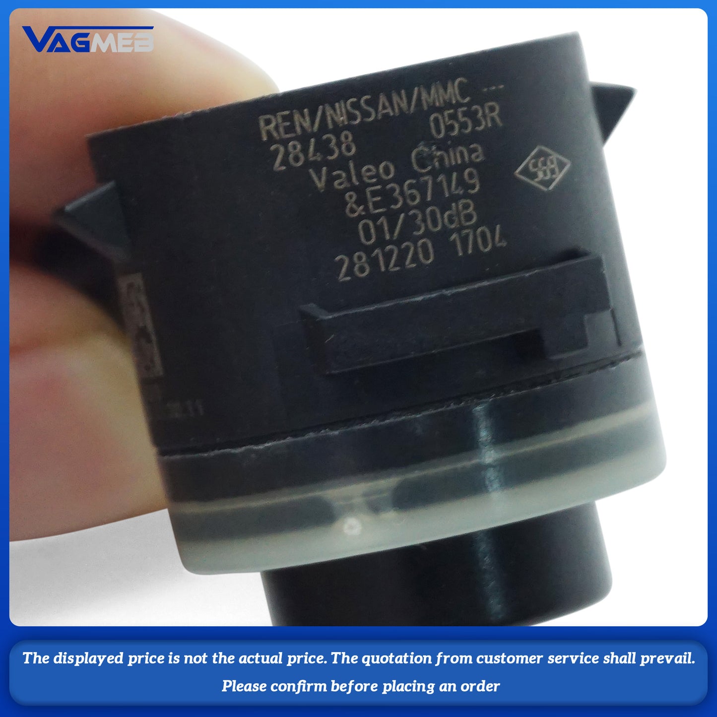 Black 28438-0553R PDC Parking Sensor Radar For Nissan Qashqai X-Trail Rogue 2021+ Car Accessories 28438 0553R