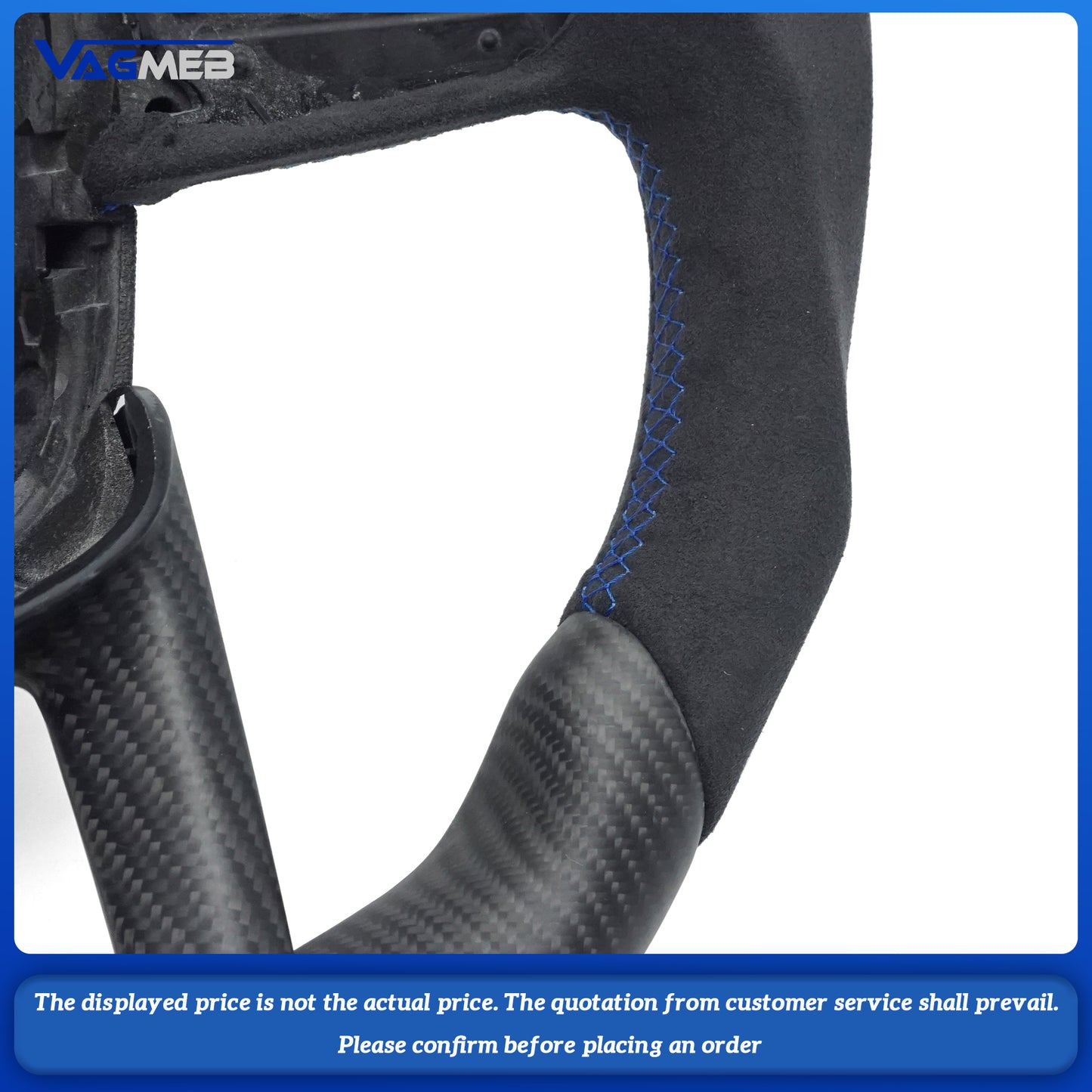 Car interior accessories carbon fiber steering wheel for Audi Q5 FY