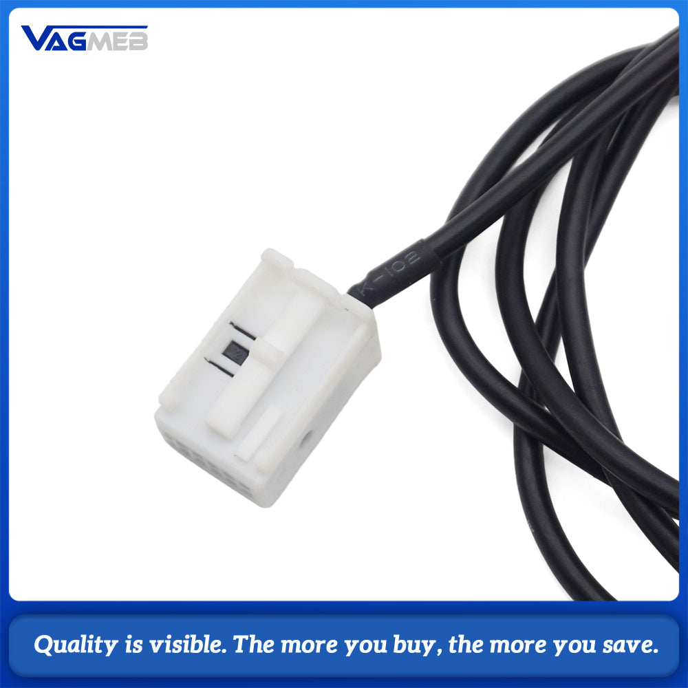 1.5M AUX Audio Wire Harness 3.5mm Male‑Male Stereo Aux Cable Car Radio Auxiliary Input Extension Cord