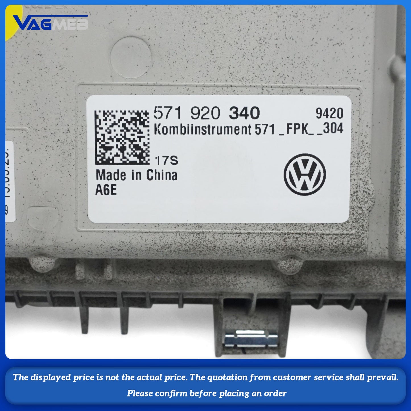 For VW Passat B9 Tiguan MK3 virtual cockpit LCD instrument panel 571 920 340 Car Accessories