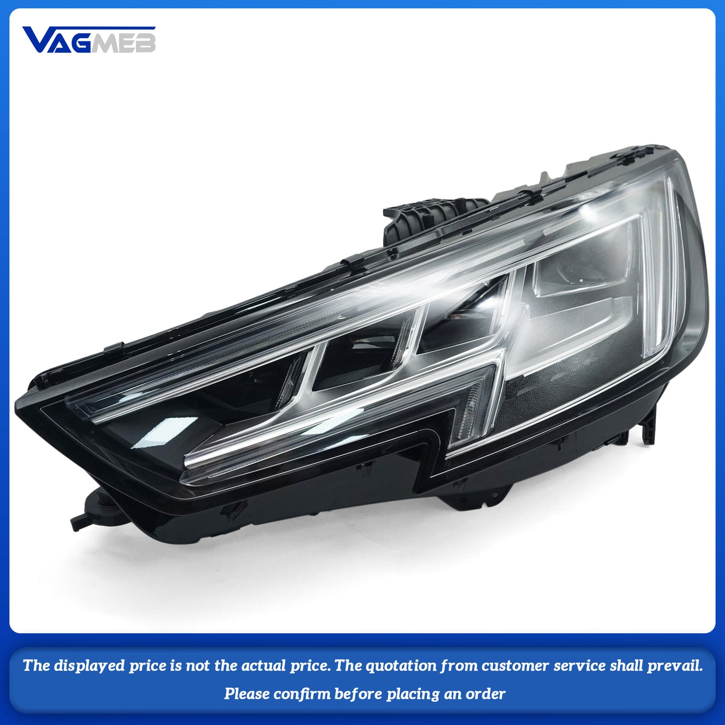 High-End LED Headlights Lighting System Auto Parts For Audi A4B9 2016 New Condition High Beam Automatic Lighting