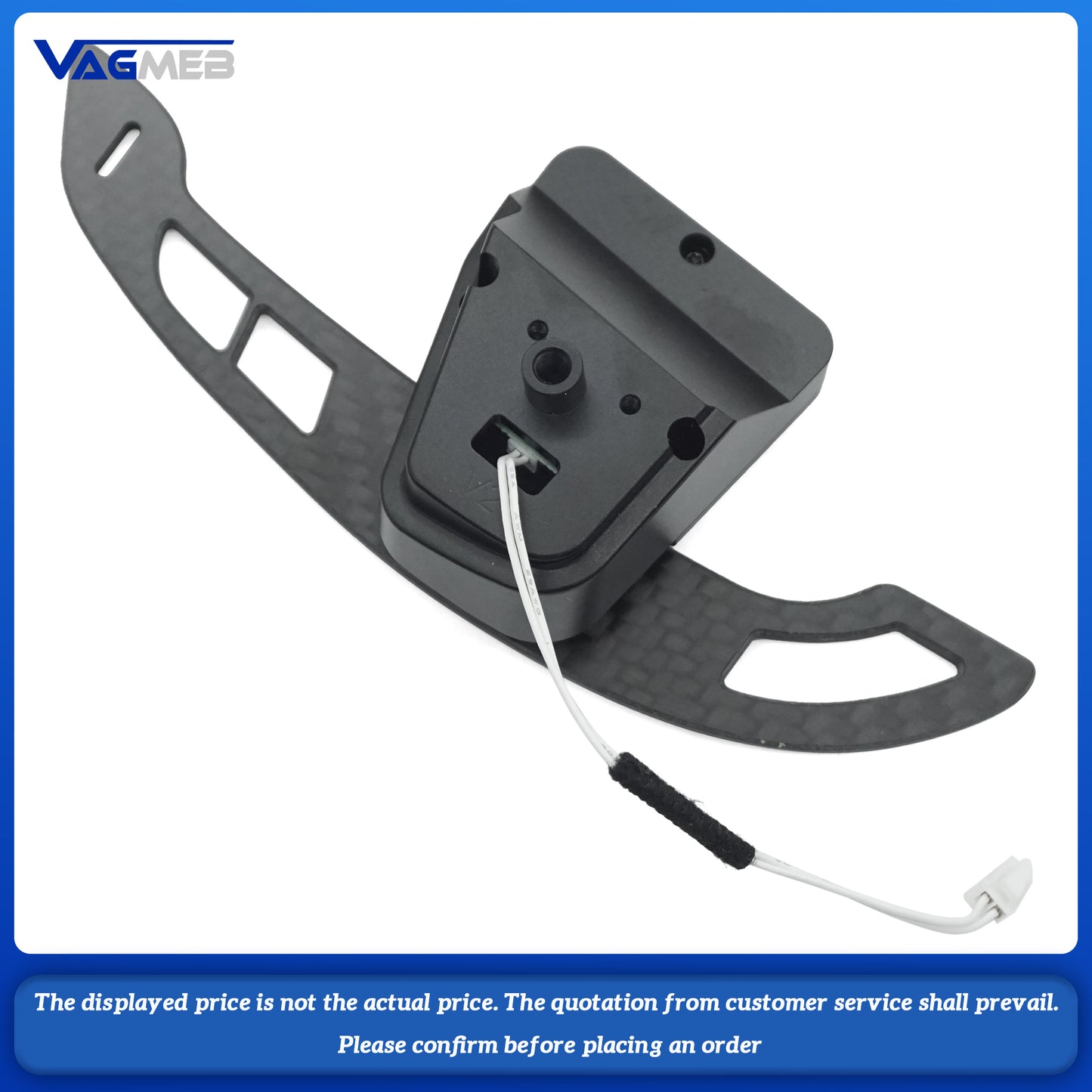 For VW Polo Carbon Fiber Magnetic Steering Wheel Paddle Shifters