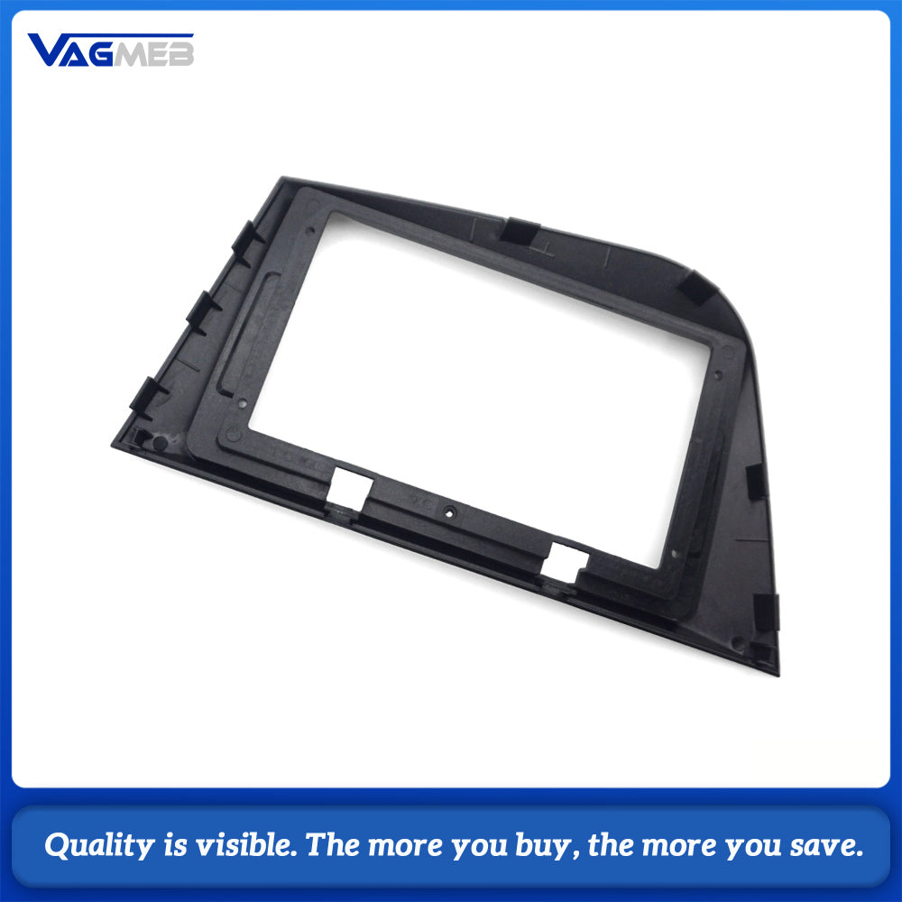 LHD Car Radio Fascia for SEAT Leon MK2 2005-2012 2 Din 9 inch Dashboard Panel Frame