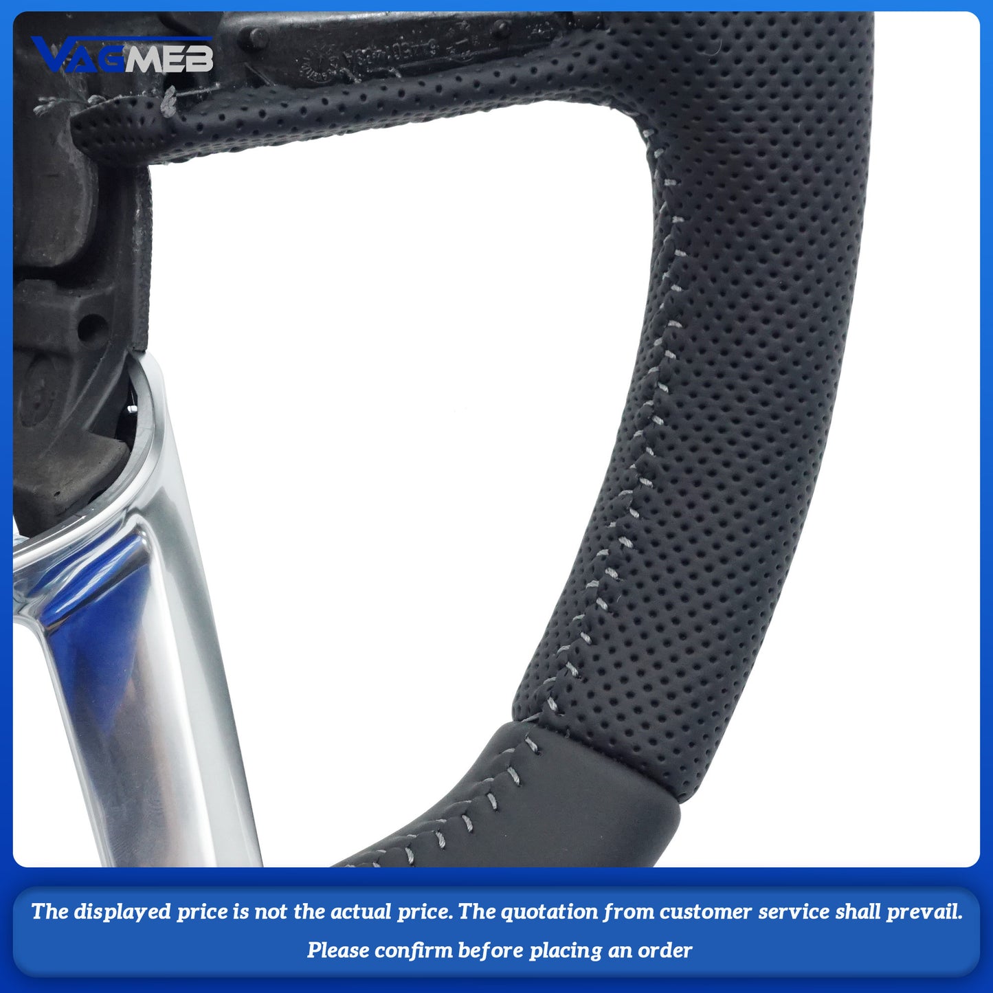 For Audi S Logo Q3 Grey Line Steering Wheel