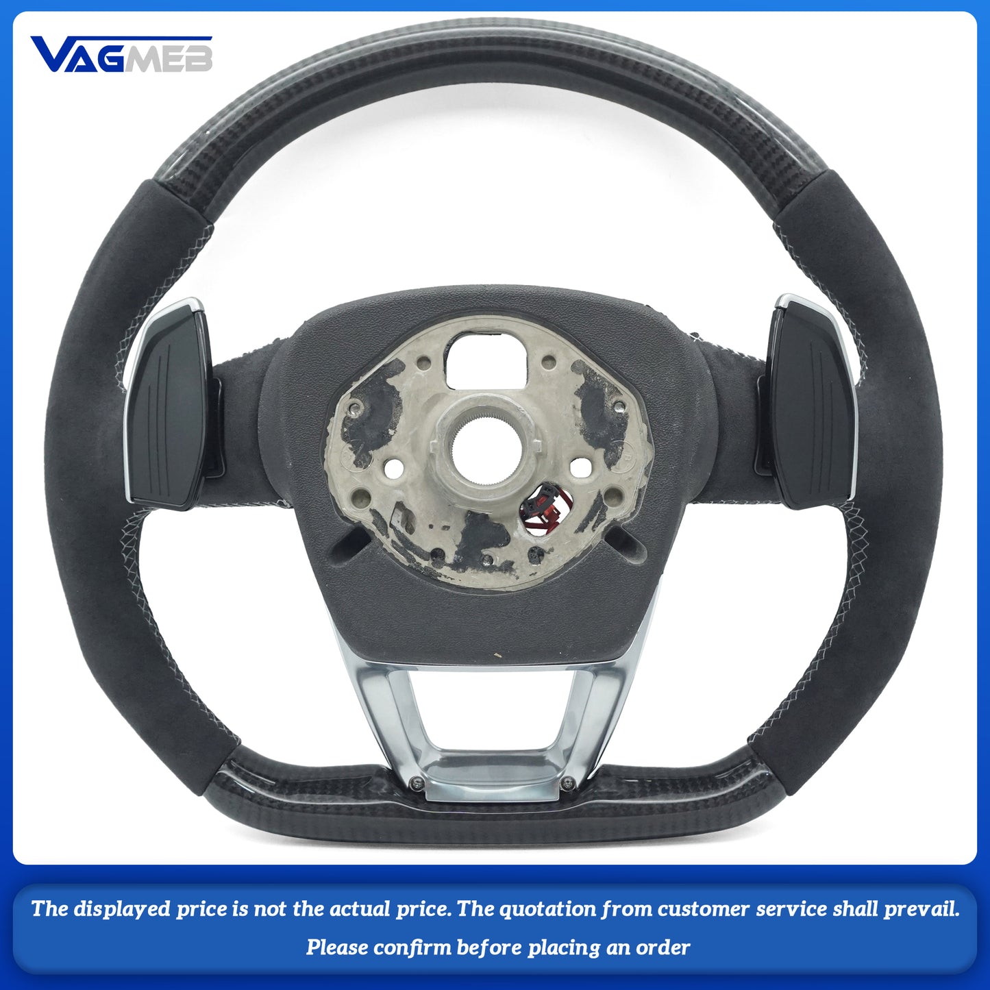 For Audi Q5 FY custom carbon fiber flat bottomed sports car steering wheel