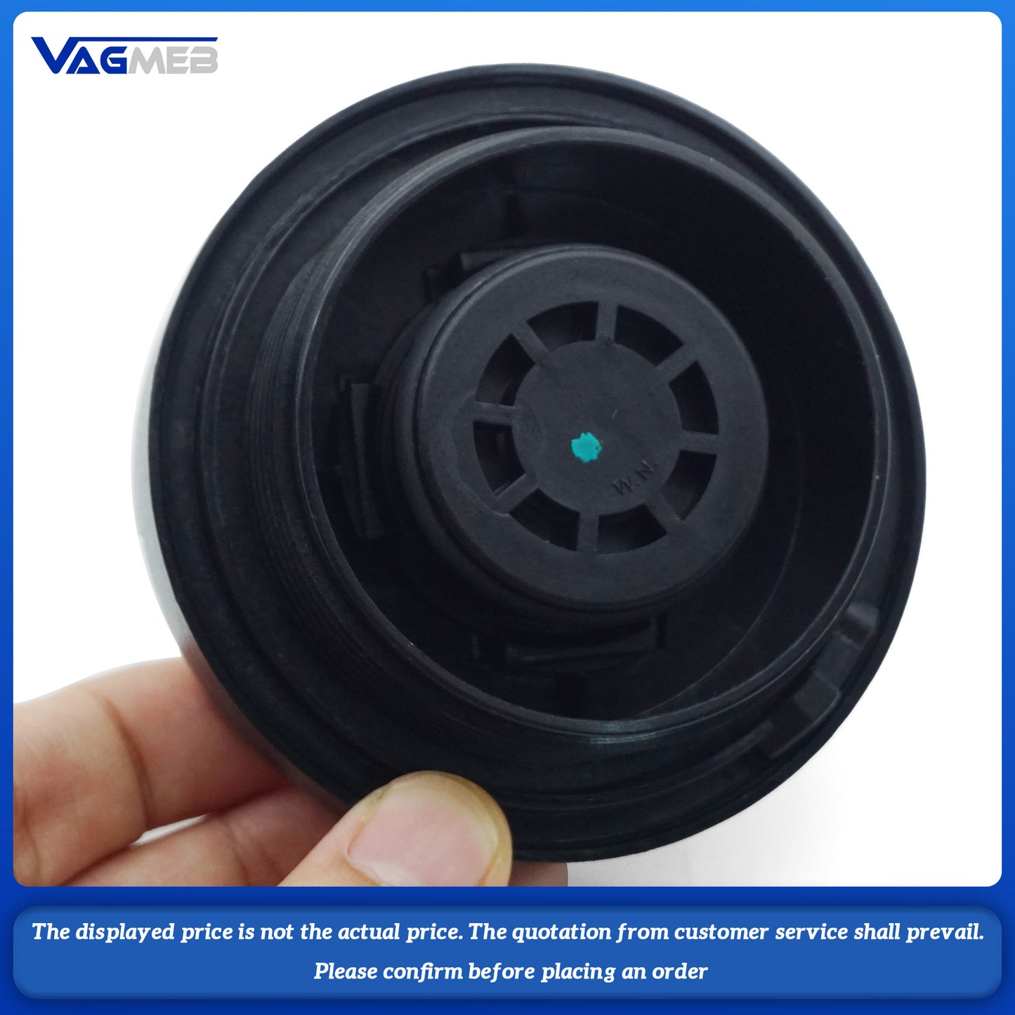 For Audi A1 A2 A3 A4 A5 A6 A8 R8 Q7 TT Seat Alhambra Altea Arosa Chrome-plated kettle lid