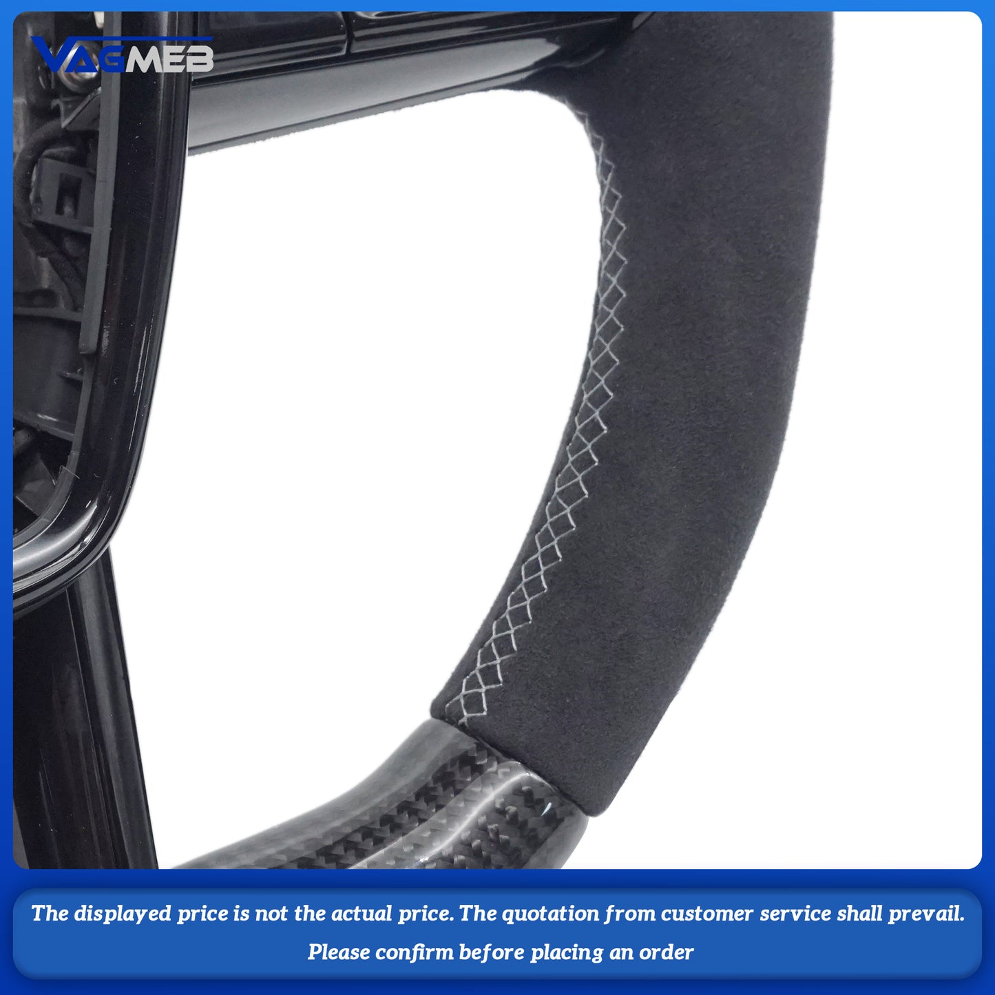 Sports Carbon Fiber Steering Wheel With heating For Audi A4 Q5 Q7 A3 Q3 A7 B8 A6 C8 A8 RS5 RS4 RS6