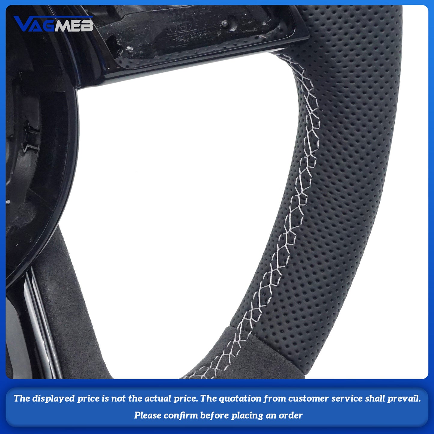 For Audi RS logo A3 A4 A4 B9 A5 B9 Steering wheel
