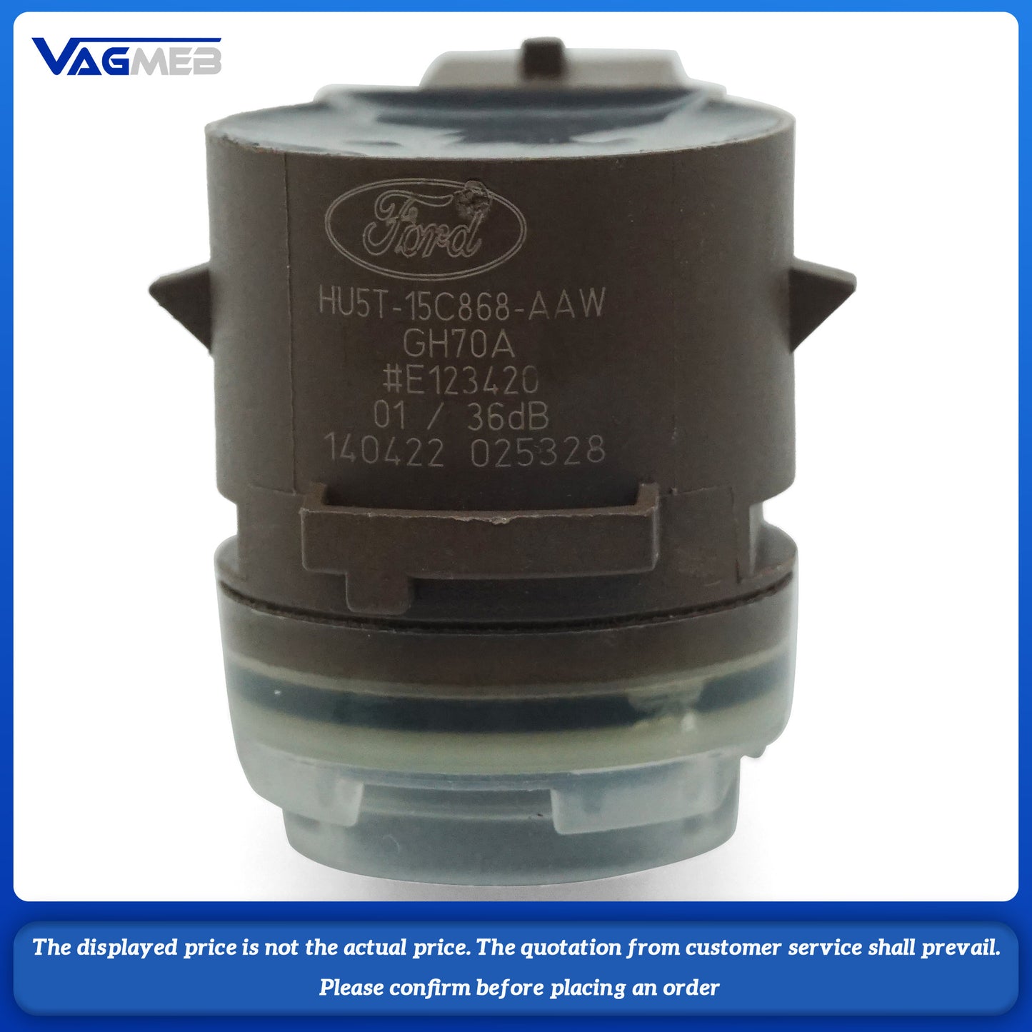 For Ford Fiesta Mk8 Ecosport CR6 EcoBoost PDC Parking Sensor Car Accessories HU5T 15C868 AAW