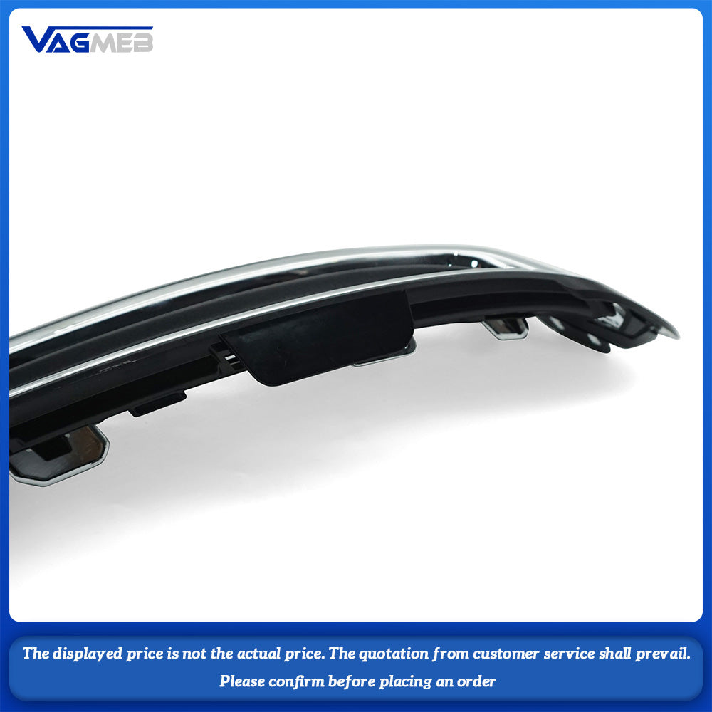 For Audi Audi A6 C8 Tail throat decorative bright frame Rear tail lip exhaust pipe decorative cover