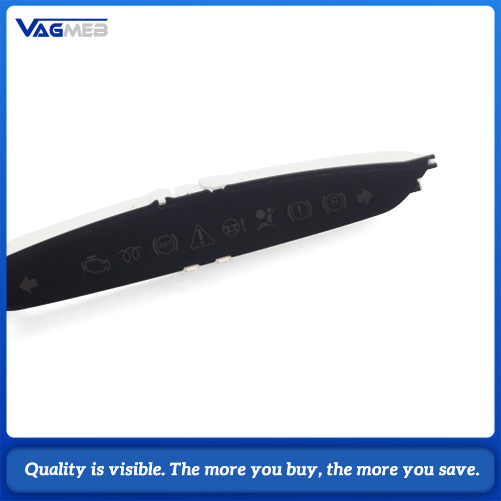 Instrument Cluster Upper Warning Light Trim Cover Fit Audi A5 Model Dashboard Indicator Bezel