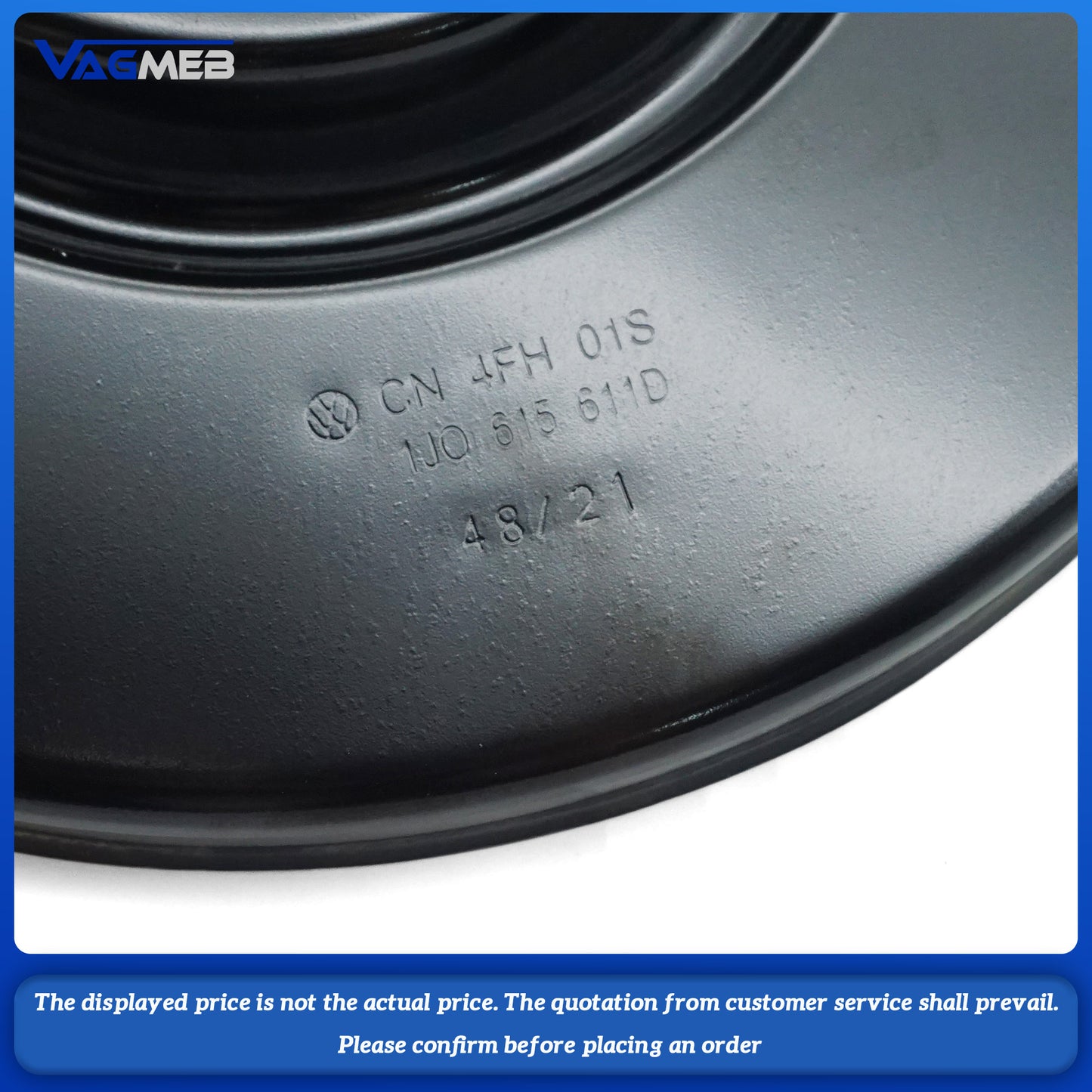 1set Brake Backing Plates Black Anchor Cover Splash Plates Fits for Audi Cars Brake Disc 1J0 615 311A3112A1J0 615 611D612D