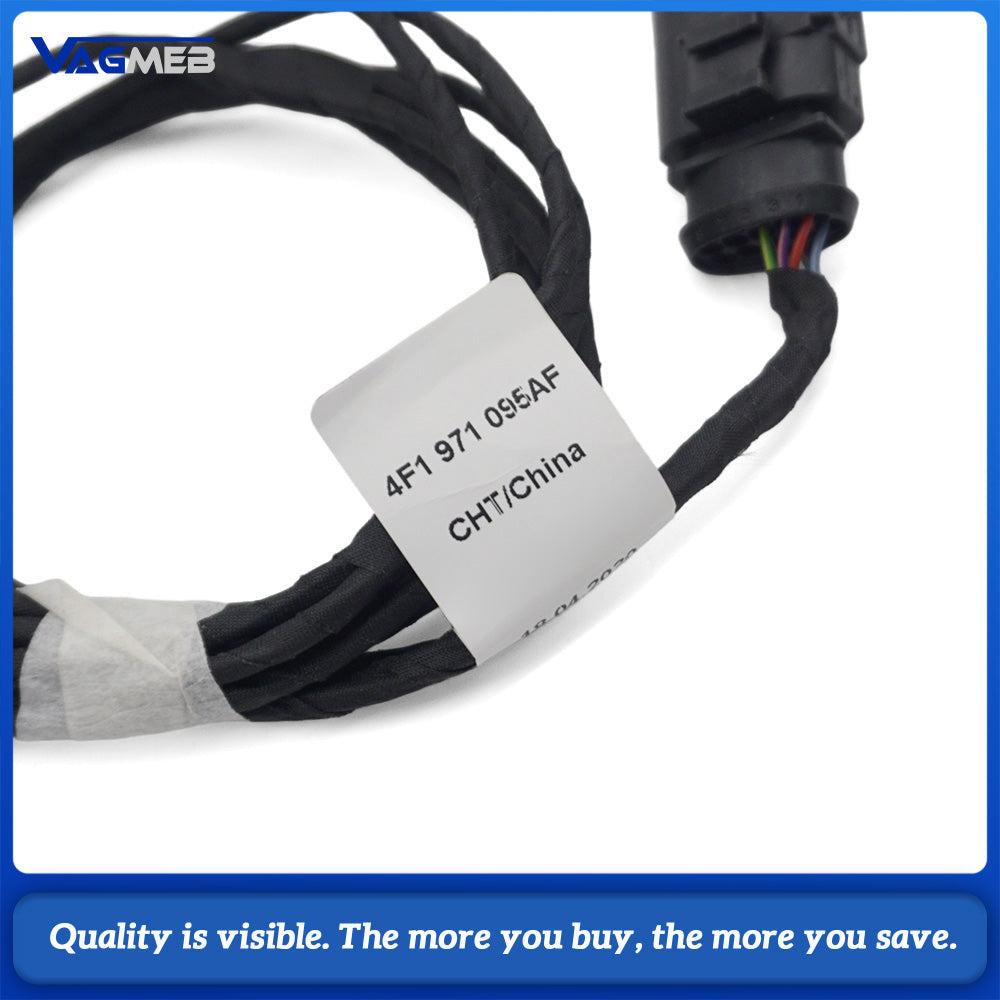 4F1 971 095 AF Front bumper plug parking sensor wiring harness For a6 c6 2009-2011
