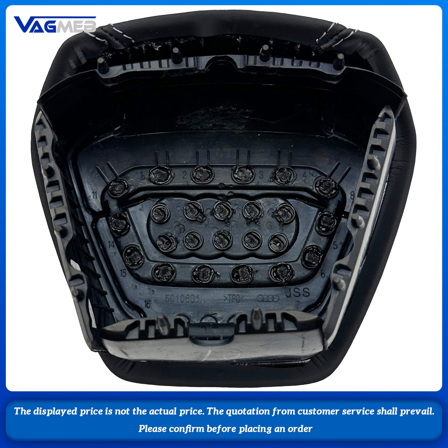 Steering wheel airbag cover multifunction steering wheel For Audi A6C8