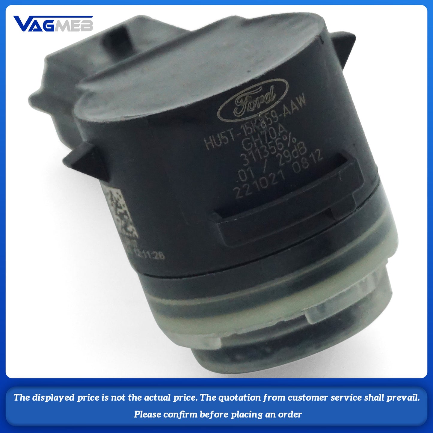 For Ford Fiesta Mk8 Ecosport CR6 EcoBoost PDC Parking Sensor Car Accessories HU5T 15K859 AAW