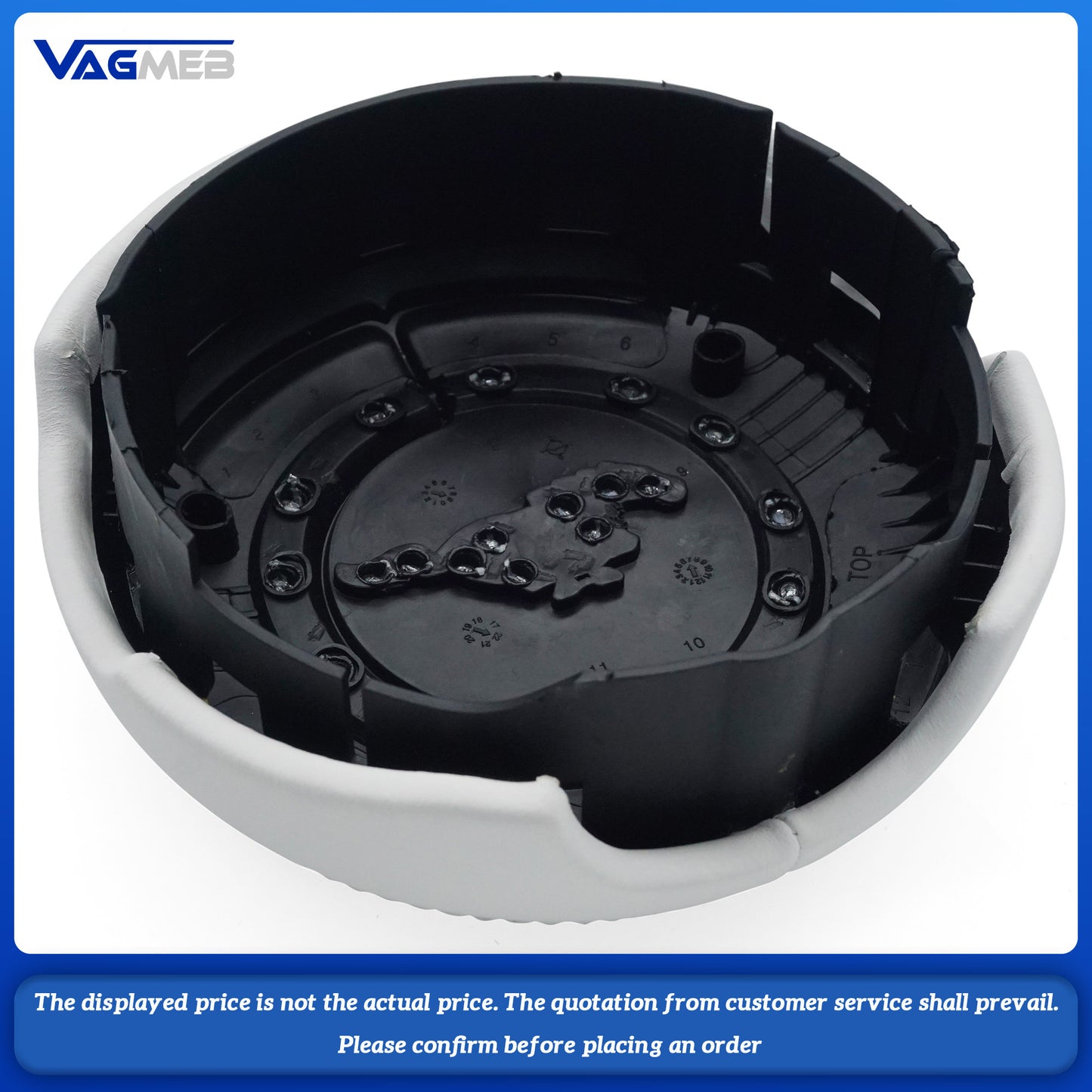 Steering wheel airbag cover multifunction steering wheel For Ford Mustang
