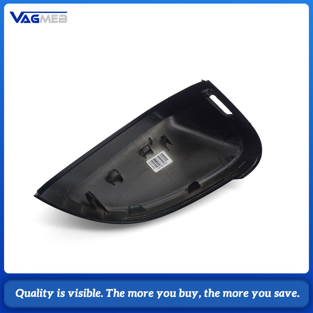 For Audi A4 B9 Black Mirror Shell For Lane Change Assist System Replacement Mirror Cover