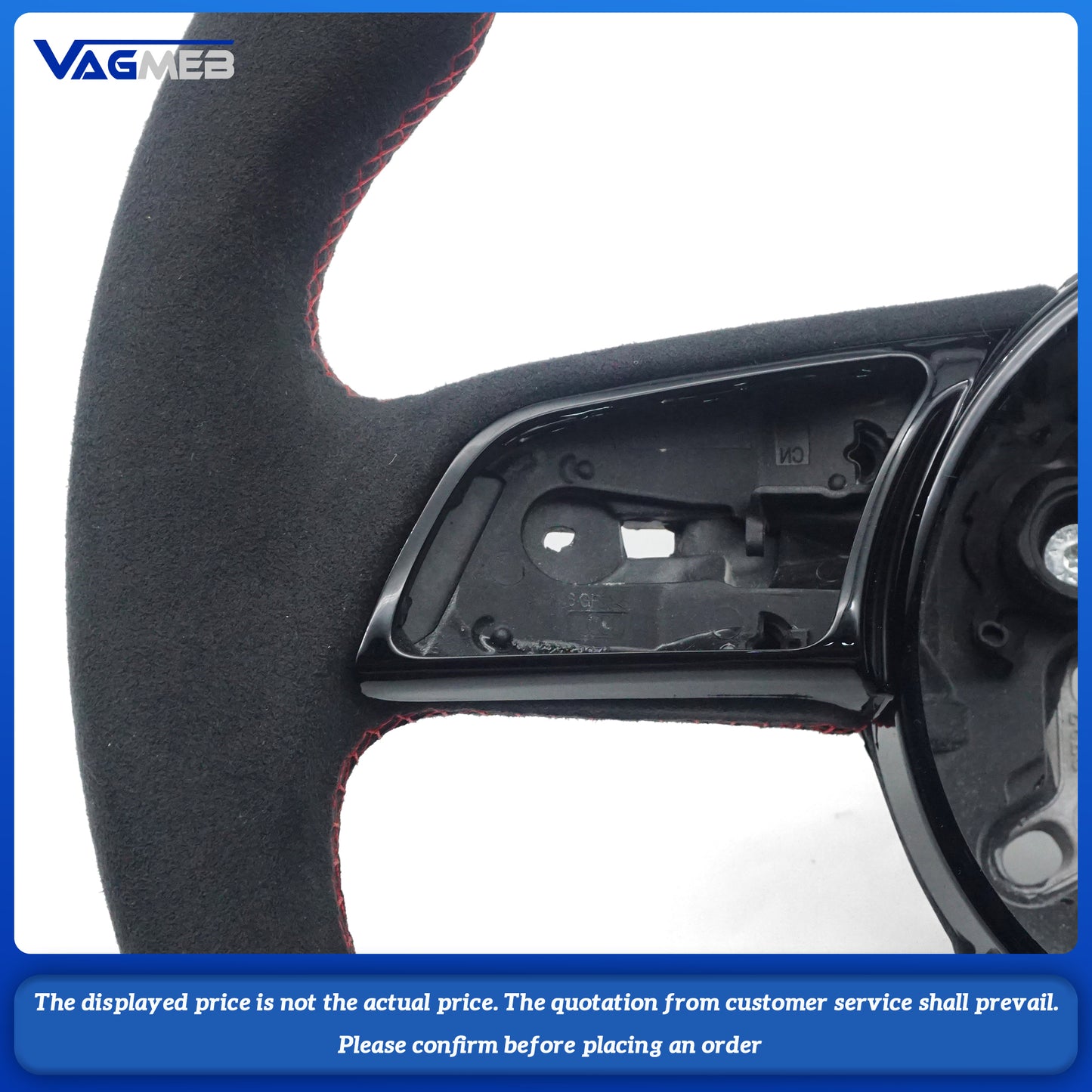 For Audi RS logo A4B9Steering Wheel Flat Bottom Steering Wheel Campaign Assembly